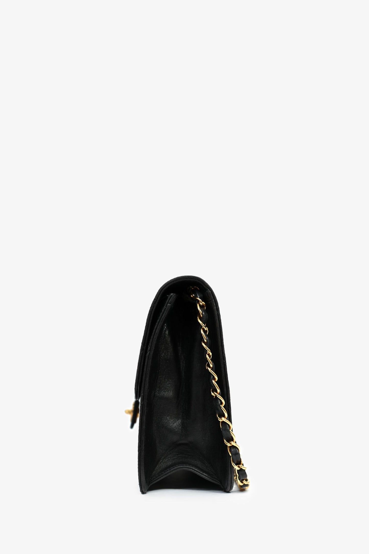 Chanel™ 1994 Black Lambskin Single Chain Flap Bag