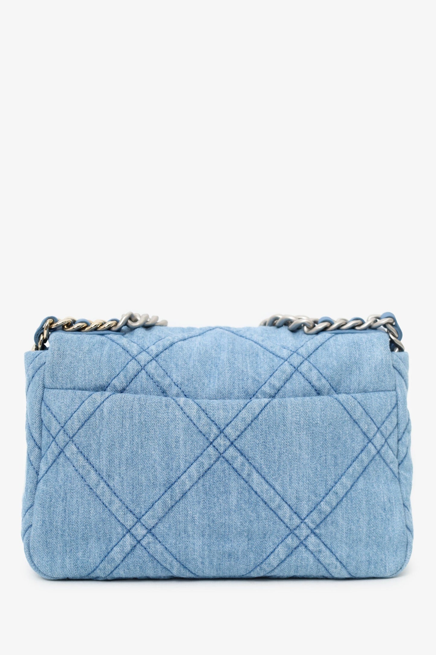 Chaneltm Blue Denim 'chanel 19' Medium Flap Bag