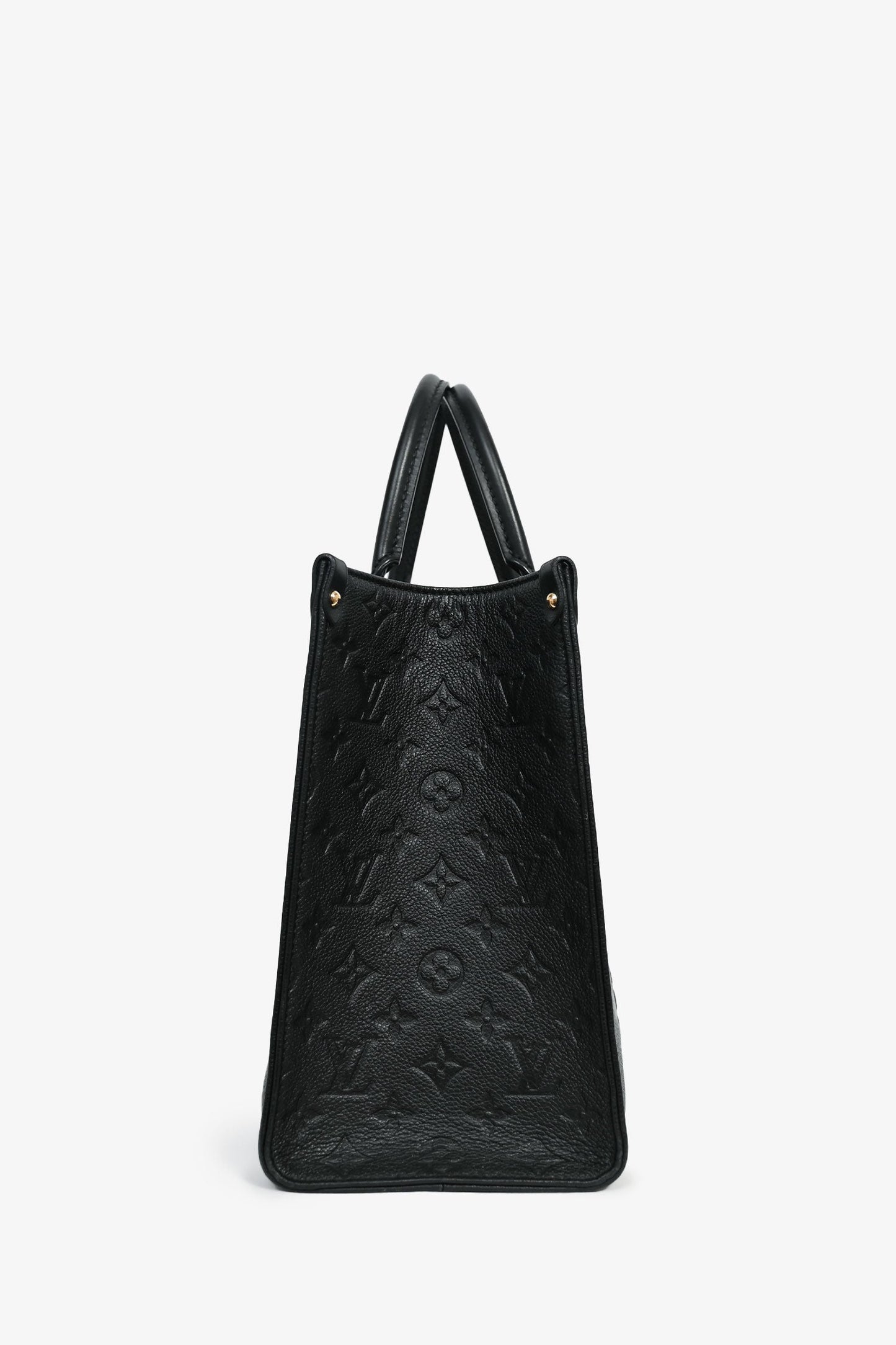 Louis Vuitton Black Monogram Empreinte 'OnTheGo' MM Tote