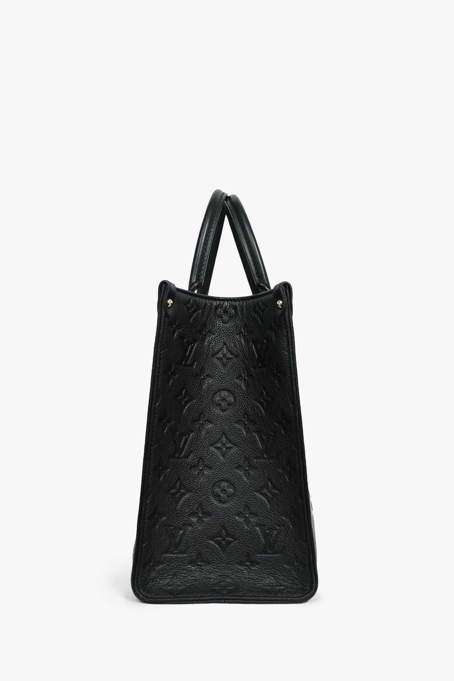 Louis Vuitton Black Monogram Empreinte 'OnTheGo' MM Tote