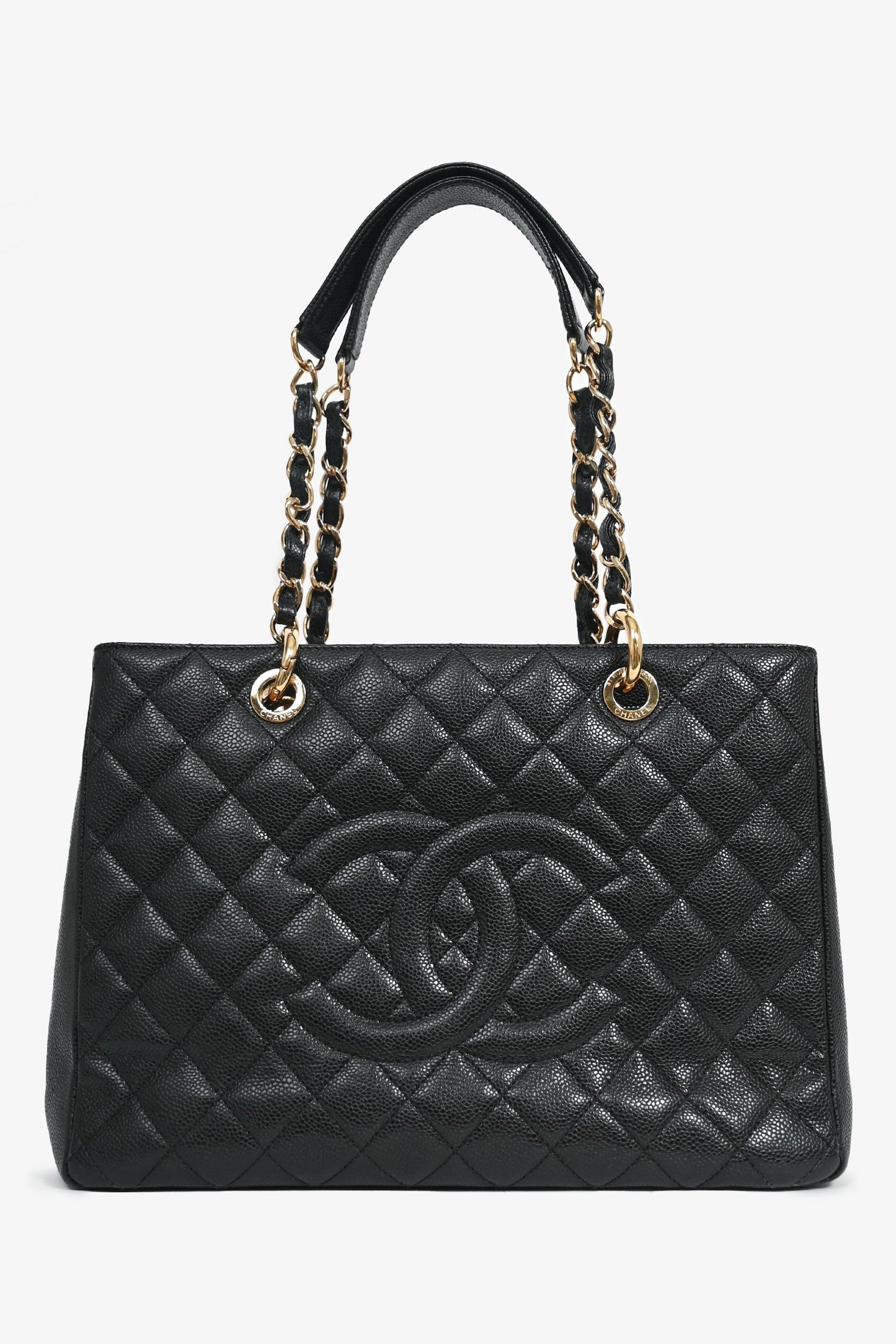 Chanel™ 2011-12 Black Caviar Leather Grand Shopping Tote GHW