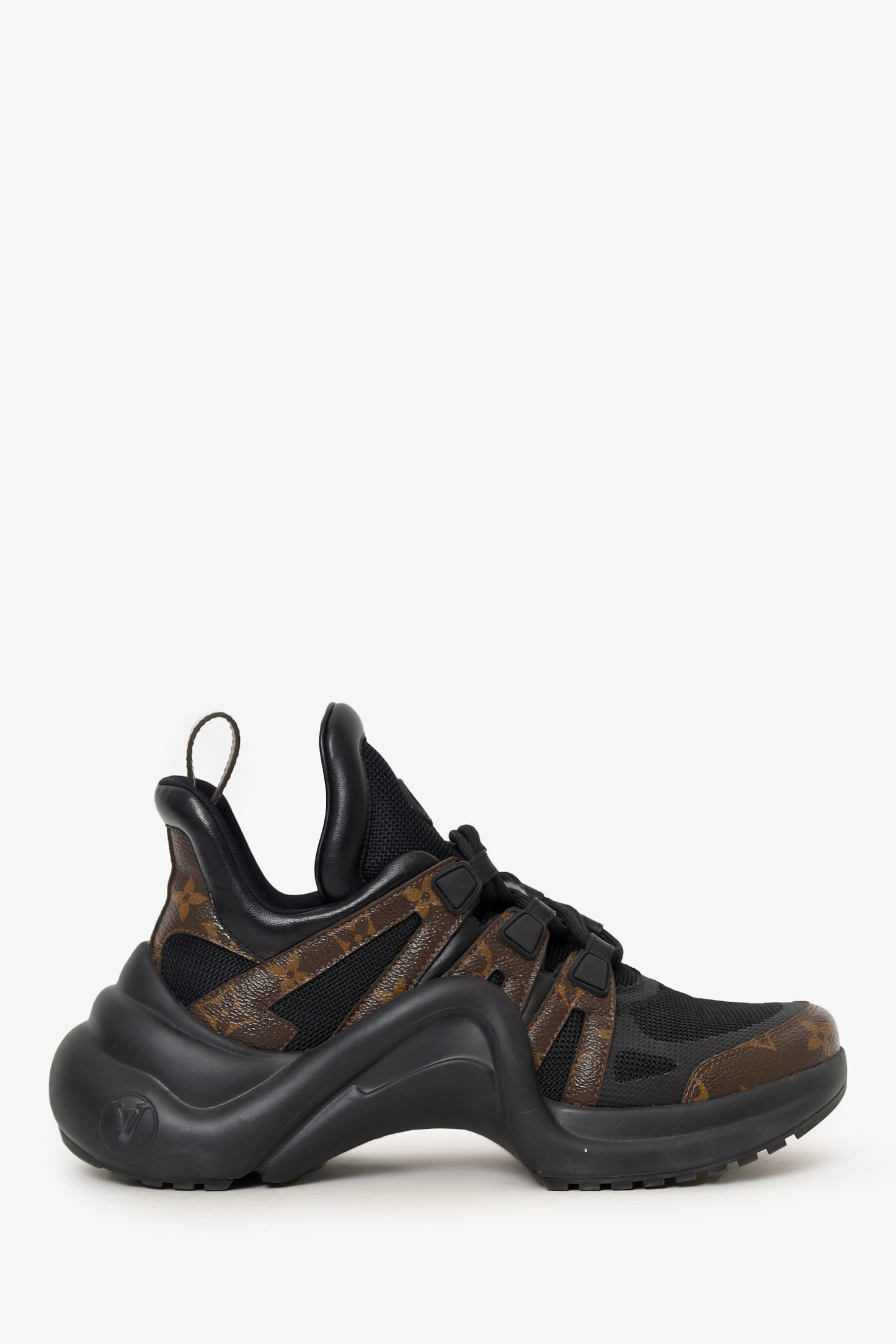 Louis Vuitton Black/Monogram Archlite Sneakers Size 39