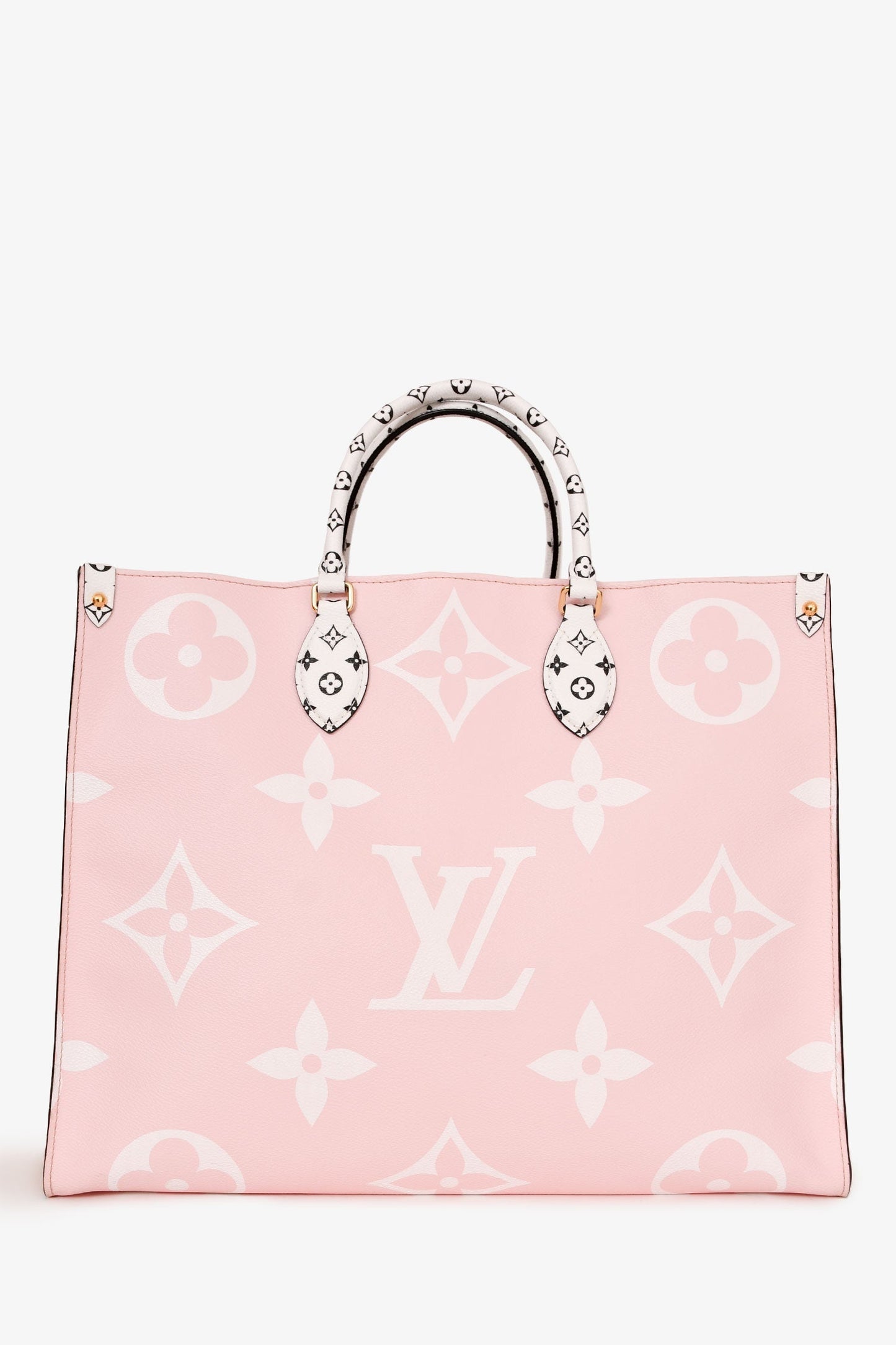 Louis Vuitton 2019 Red Multicolour Monogram Giant Reverse 'OnTheGo' Tote