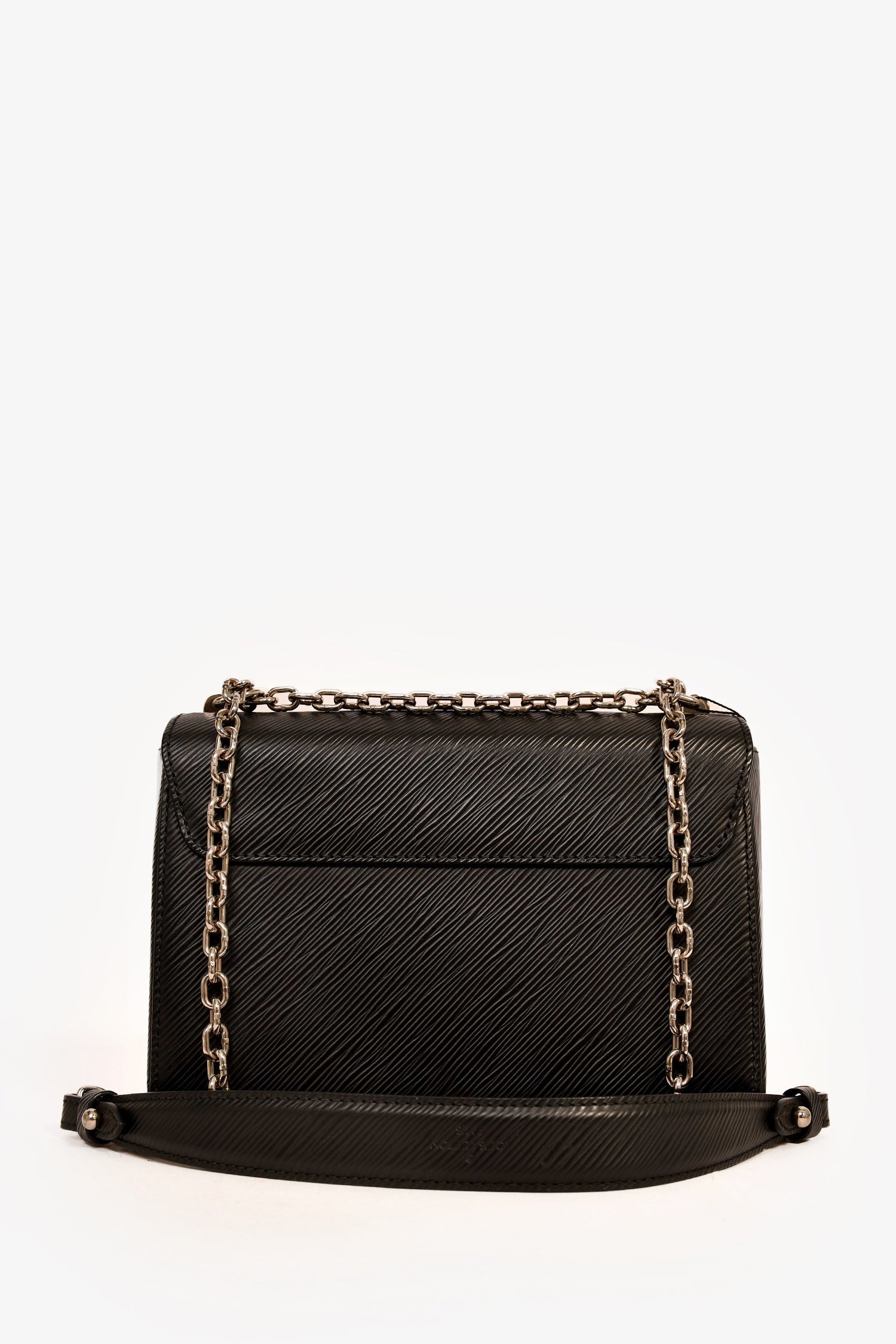 Louis Vuitton 2017 Black Epi Leather Twist MM Shoulder Bag