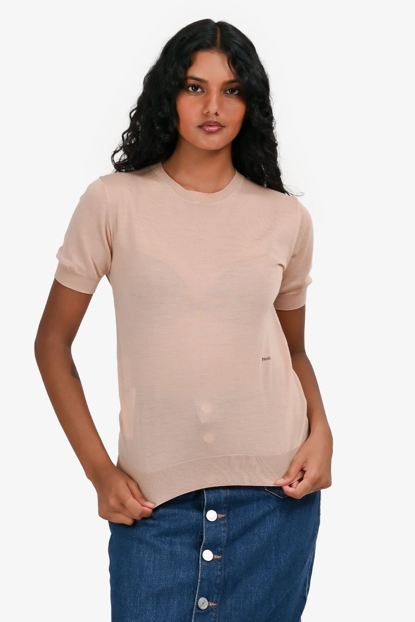 Prada Handbag Blush Wool SS Top