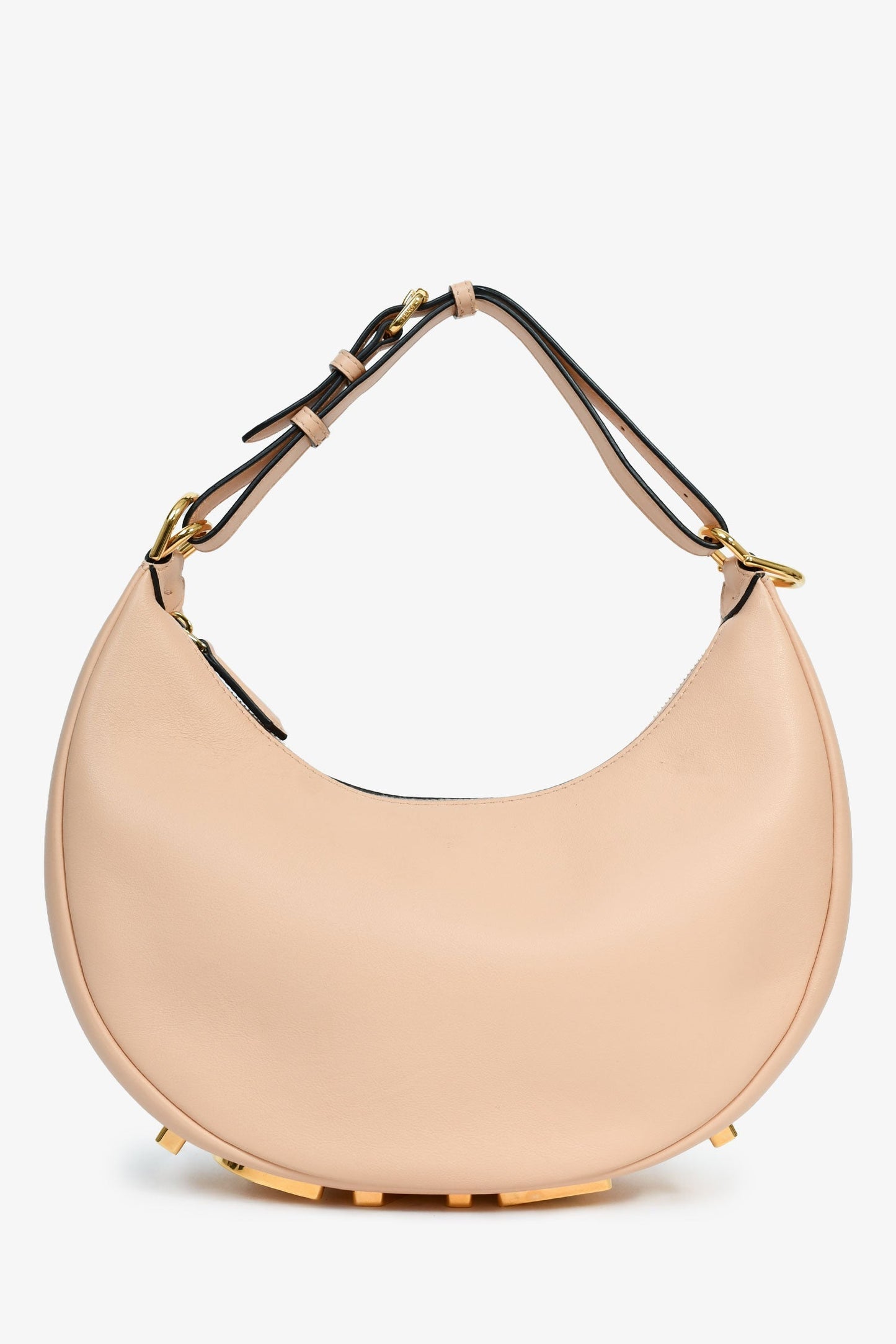 Fendi Shoulder Bag Peach 'graphy' Leather