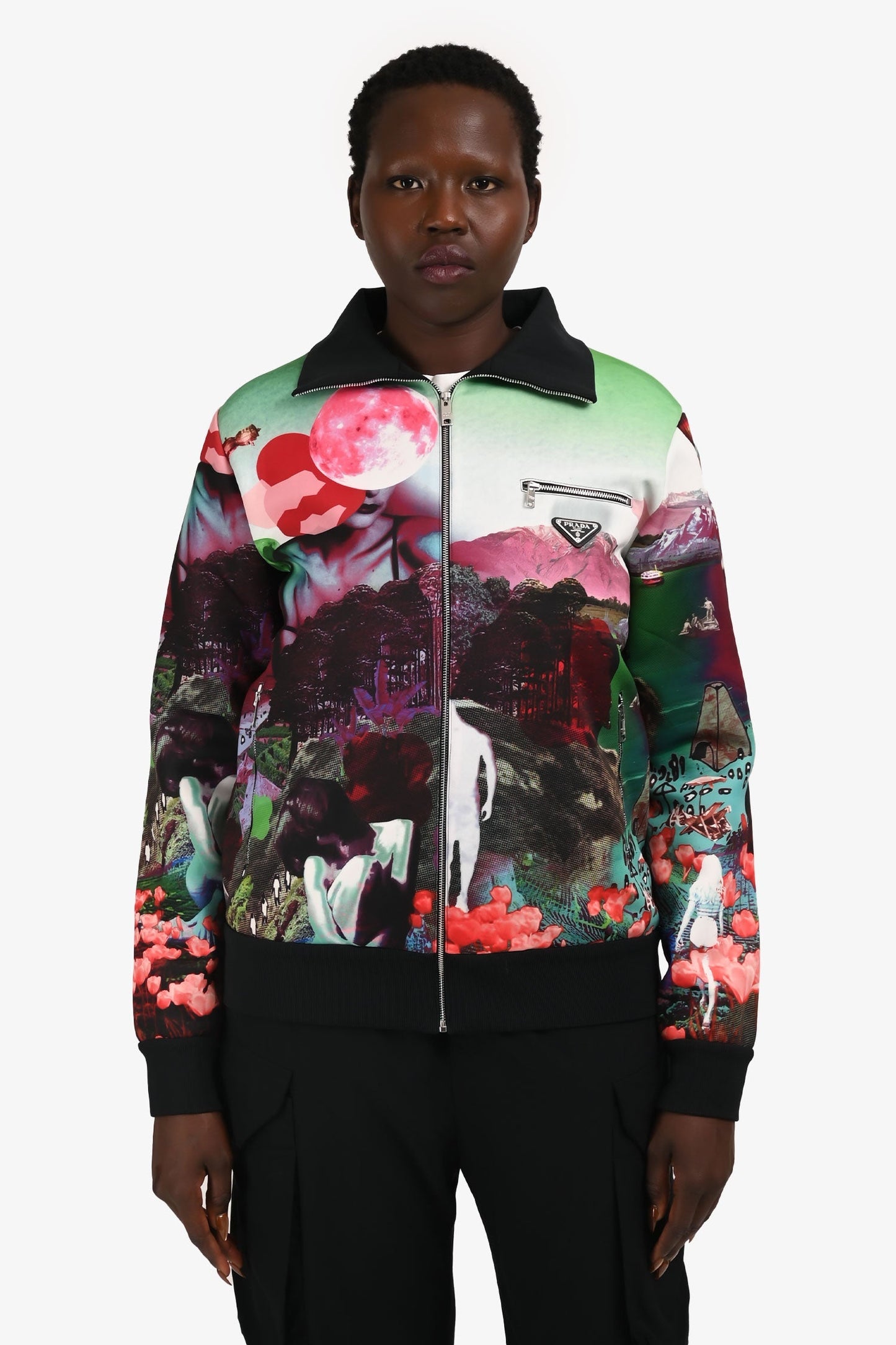 Prada Handbag Multicolour Psychedelic Track Jacket