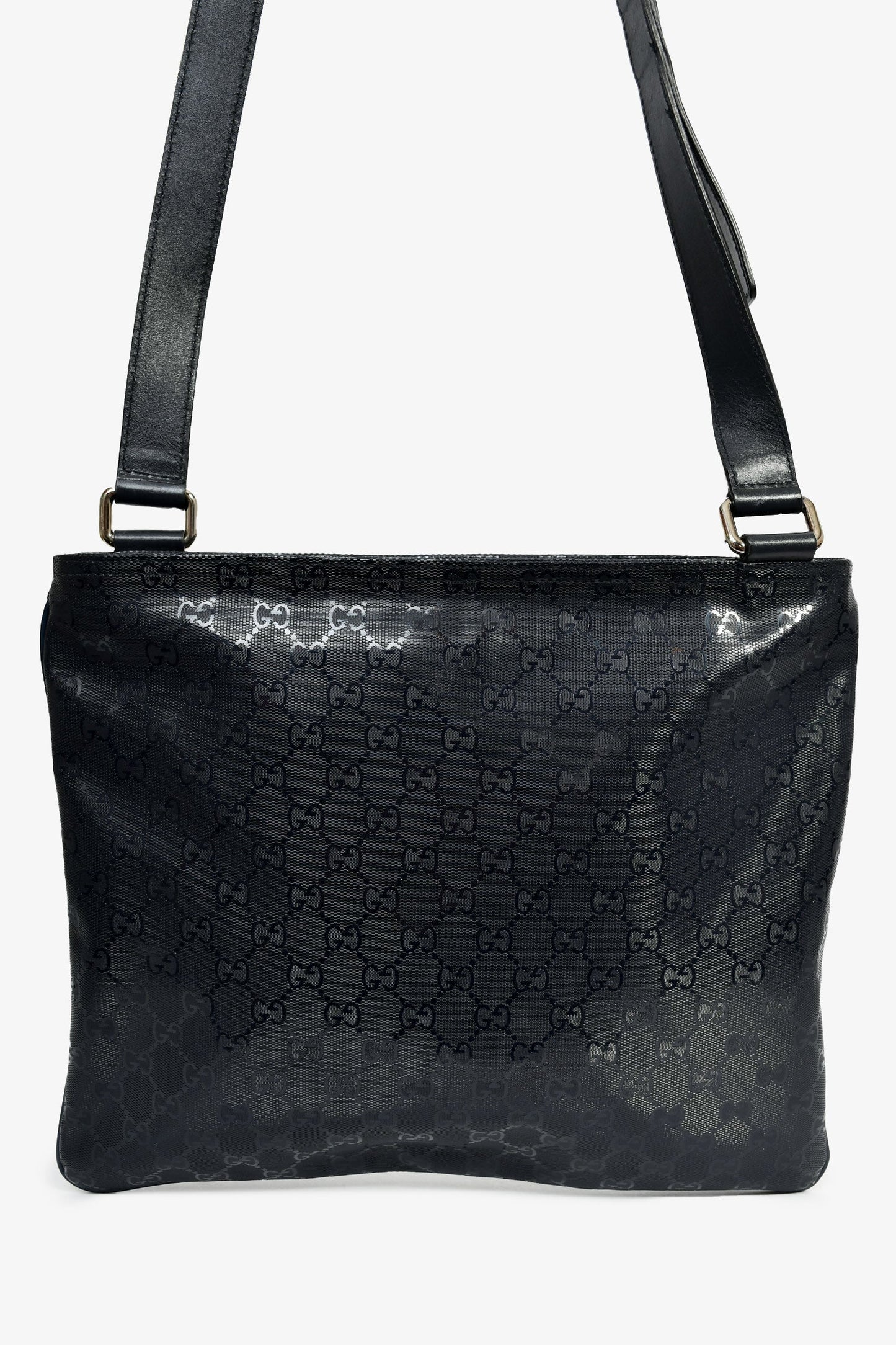 Gucci Navy GG Logo 'Imprime' Messenger Bag