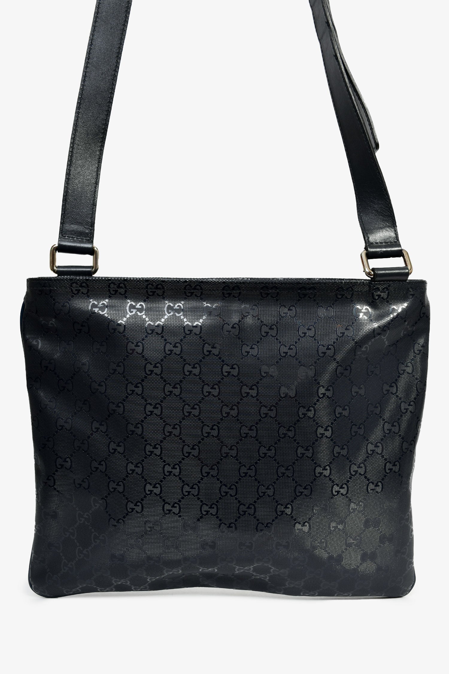 Gucci Navy GG Logo 'Imprime' Messenger Bag