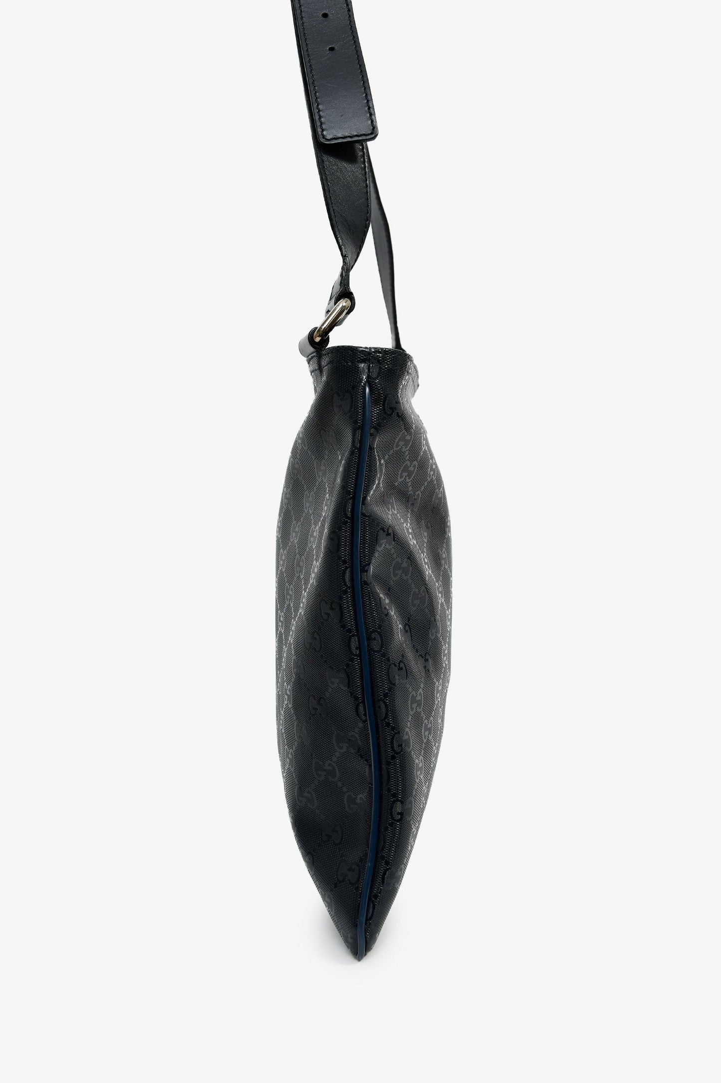 Gucci Navy GG Logo 'Imprime' Messenger Bag