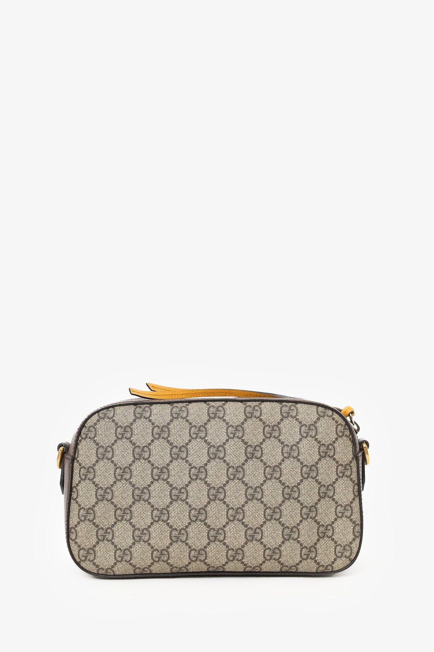 Gucci Brown Neo Messenger Bag With Web Strap