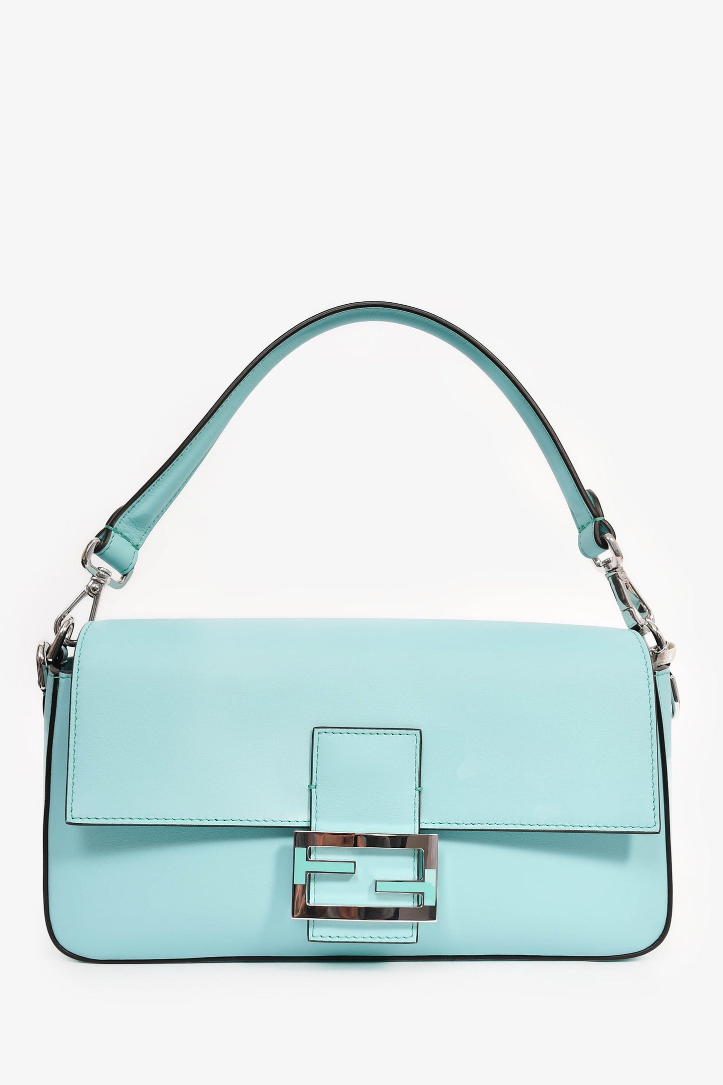 Fendi Shoulder Bag x Tiffany & Co. Limited Edition Leather Blue