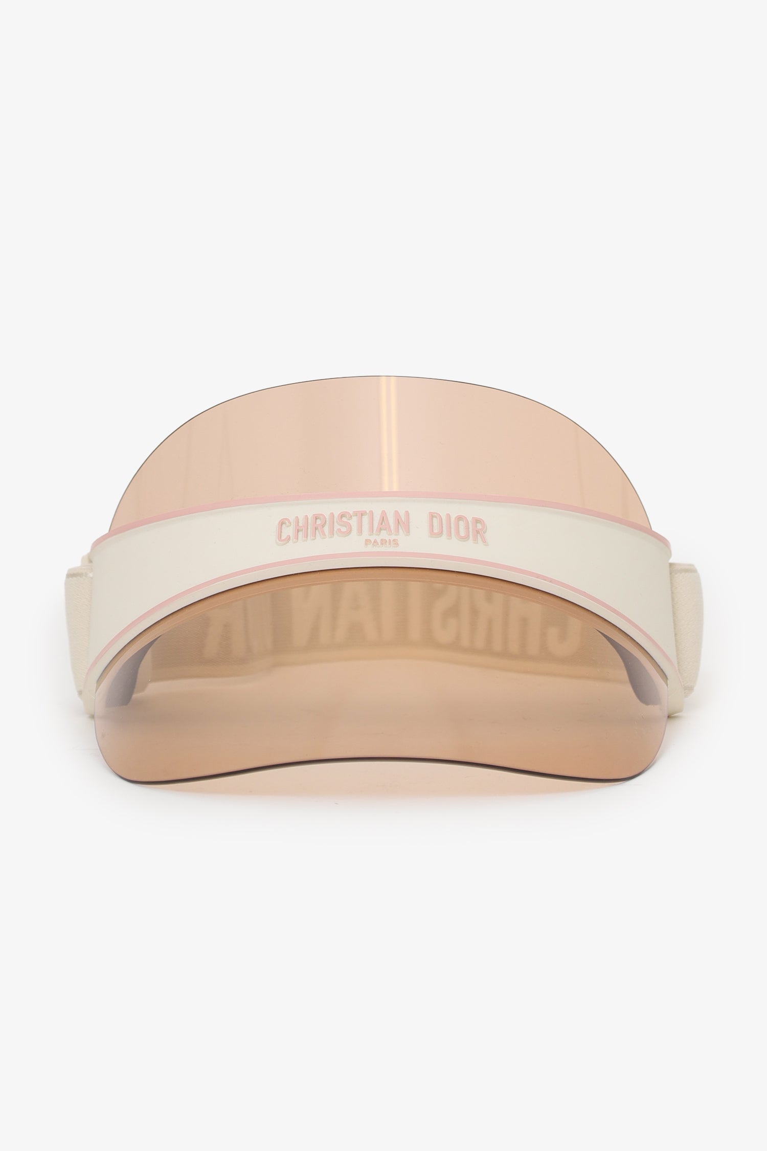 Dior Handbag Christian Club1 Visor 2 White Pink