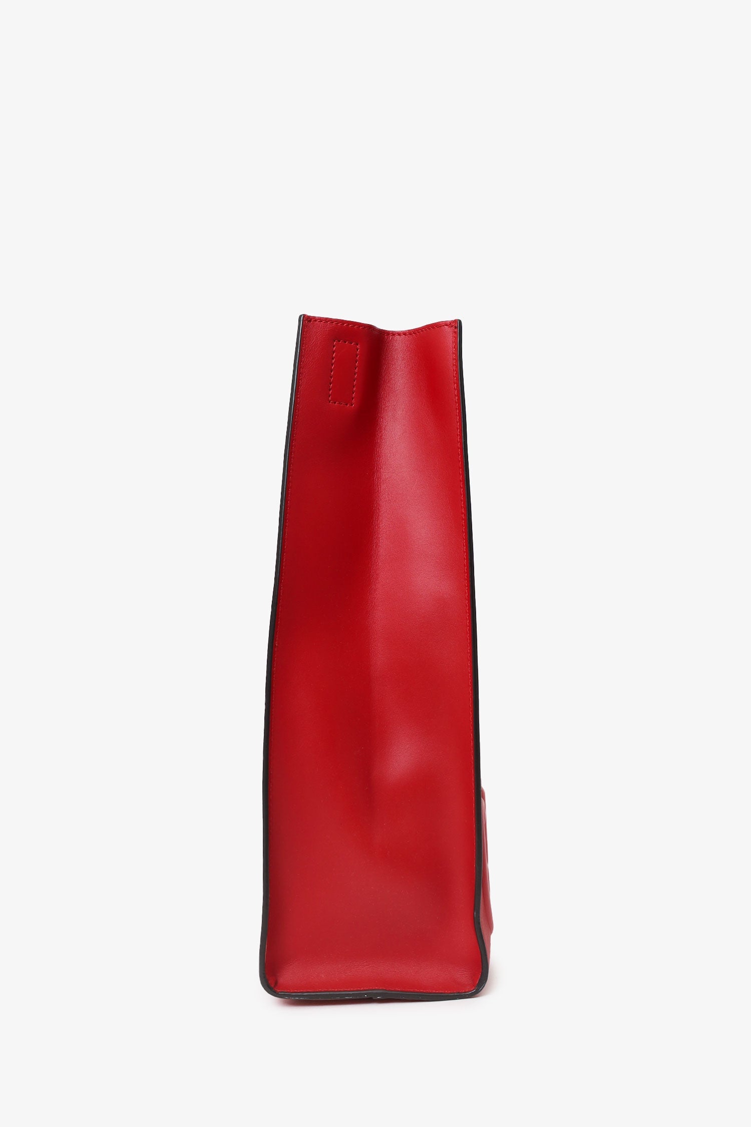 Gucci Red Leather XL Tote Bag with Strap