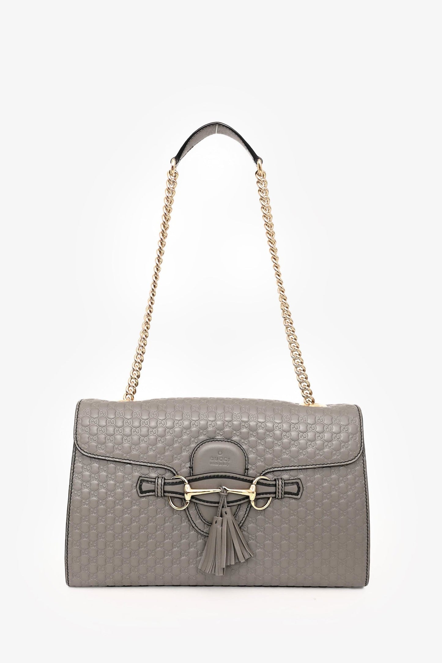 Gucci Grey Guccisima Medium Emily Shoulder Bag