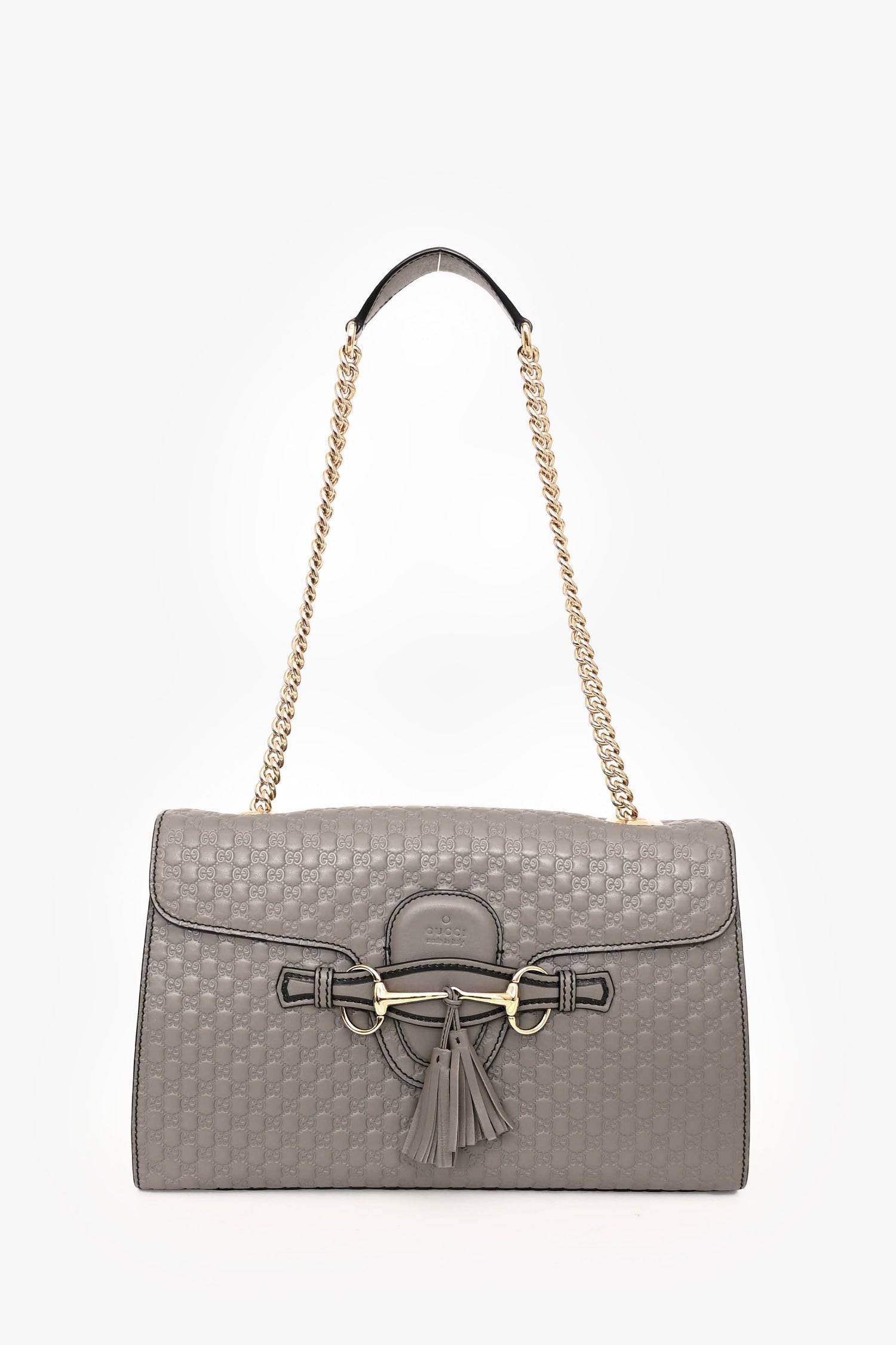 Gucci Grey Guccisima Medium Emily Shoulder Bag