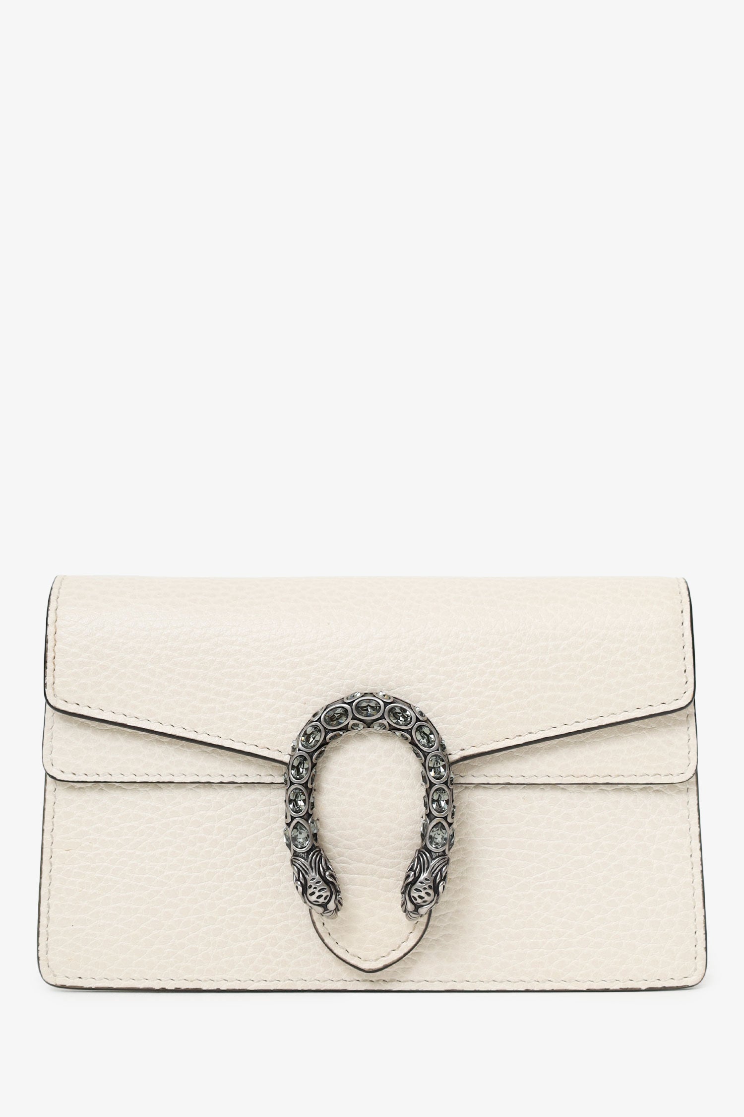 Gucci Cream Leather Mini Dionysus Crossbody Bag