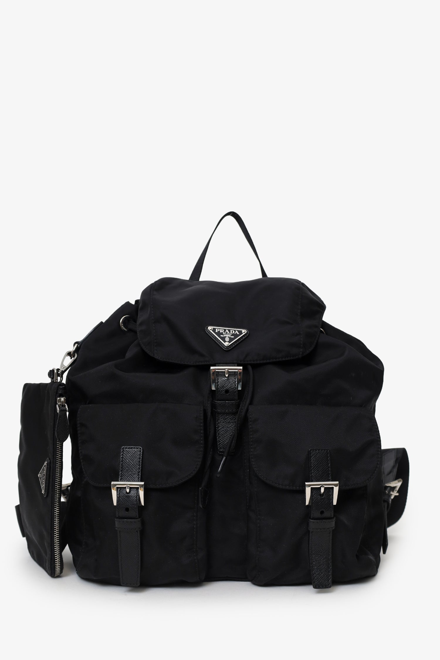 Prada Backpack Re- with Pouch Nylon