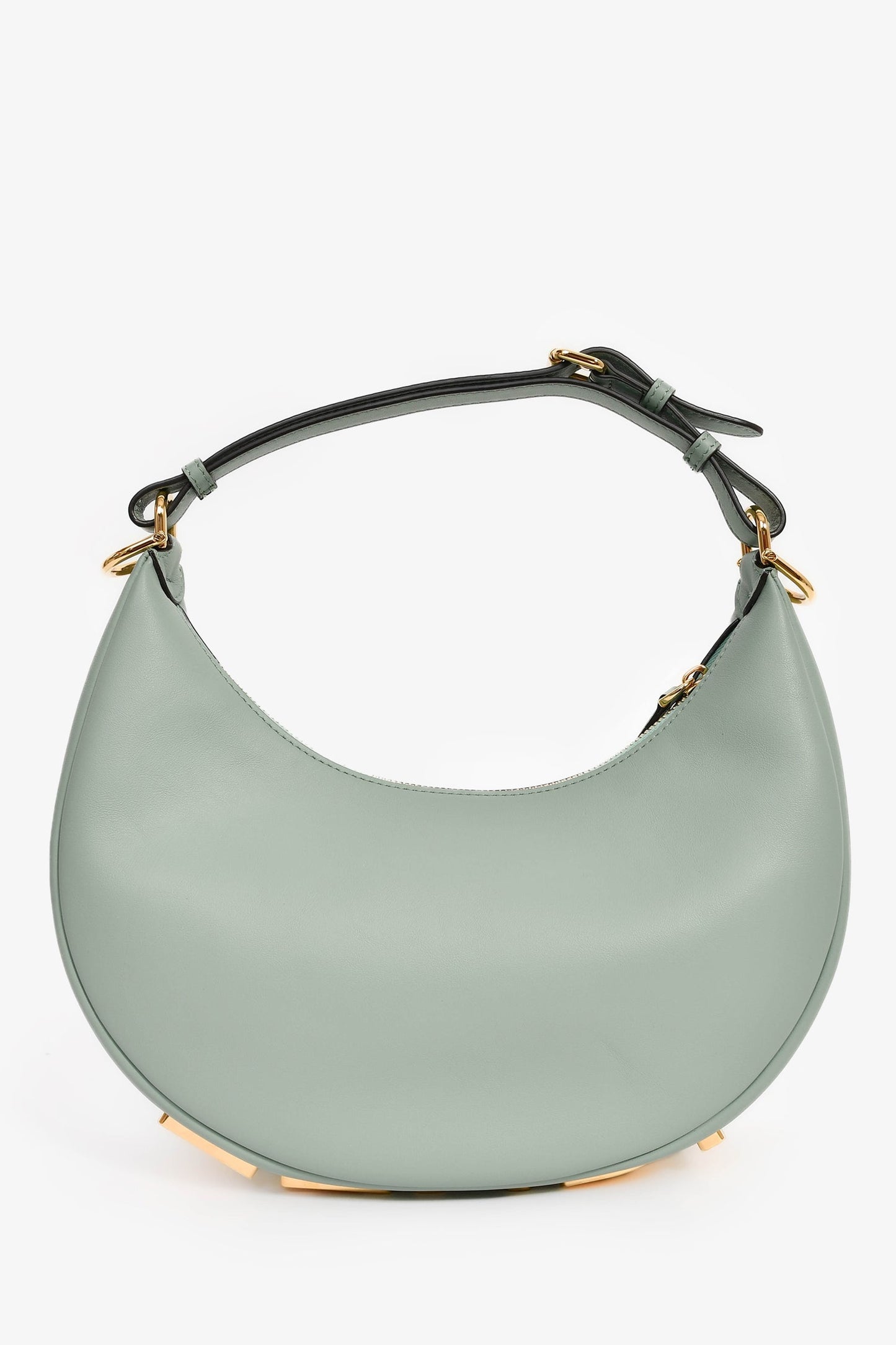 Fendi graphy Shoulder Bag Leather Blue