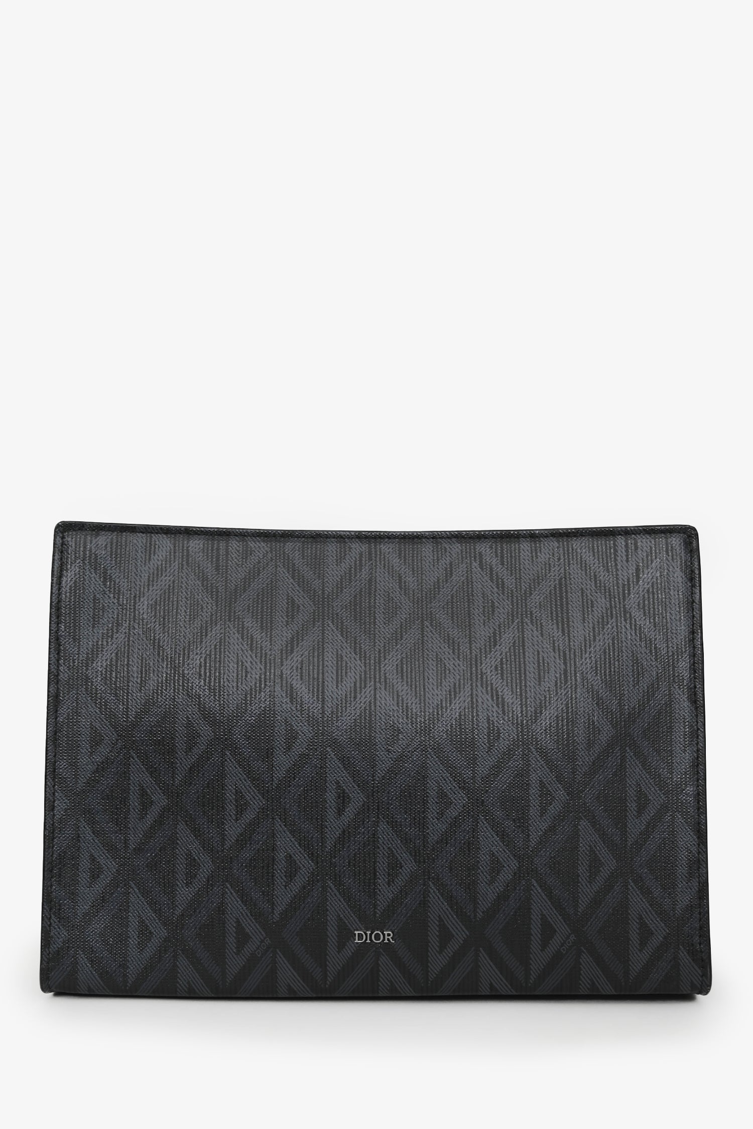 Dior Handbag Homme A5 Coated Triangle Pouch Canvas Black