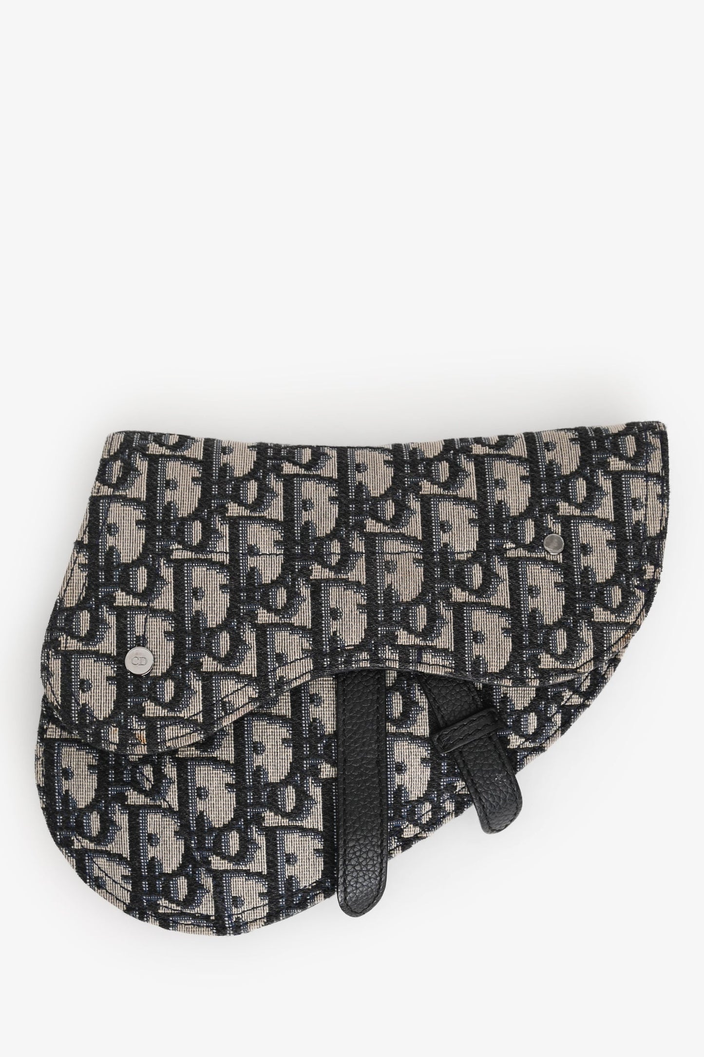 Dior Handbag Saddle Oblique Belt Bag Beige Navy