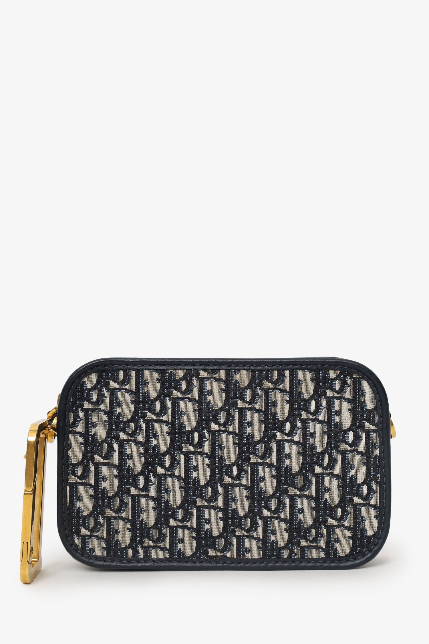 Dior Clutch Bag Christian Oblique 'quake' Clutch Blue Cream