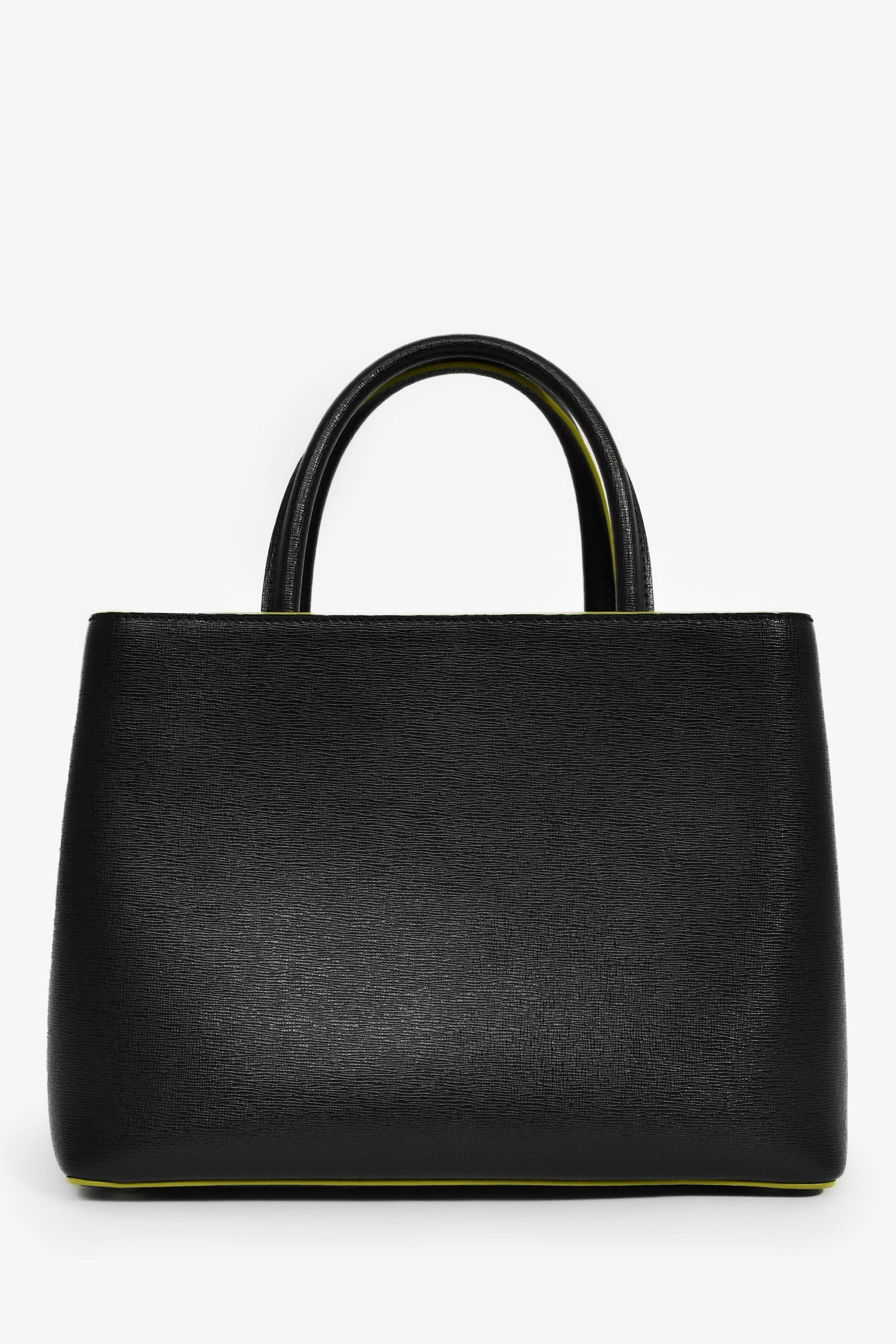 Fendi Multi Shearling Petite 2Jours Tote Black Tote Bag