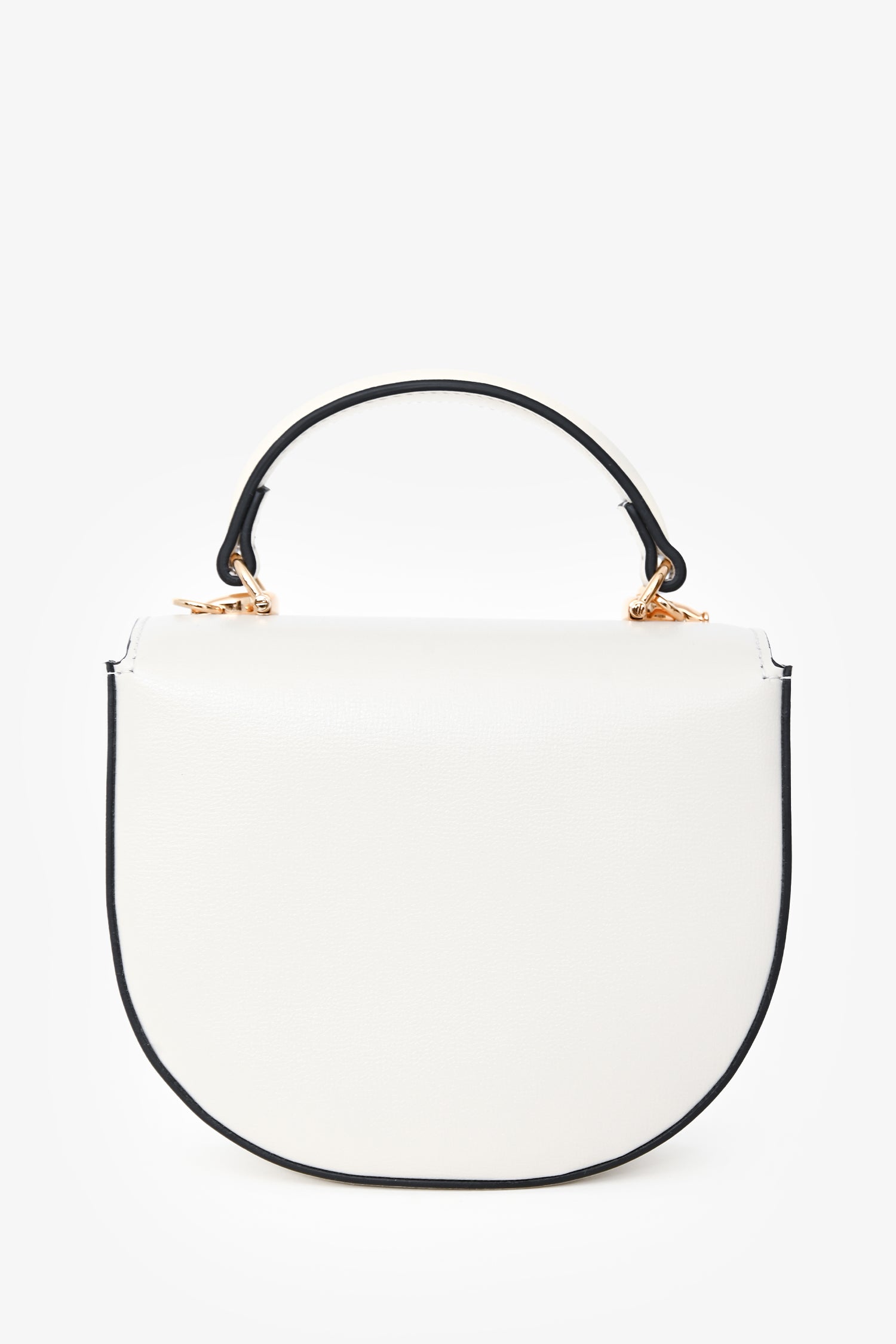 Gucci White Leather 'Horsebit 1955' Mini Crossbody Bag