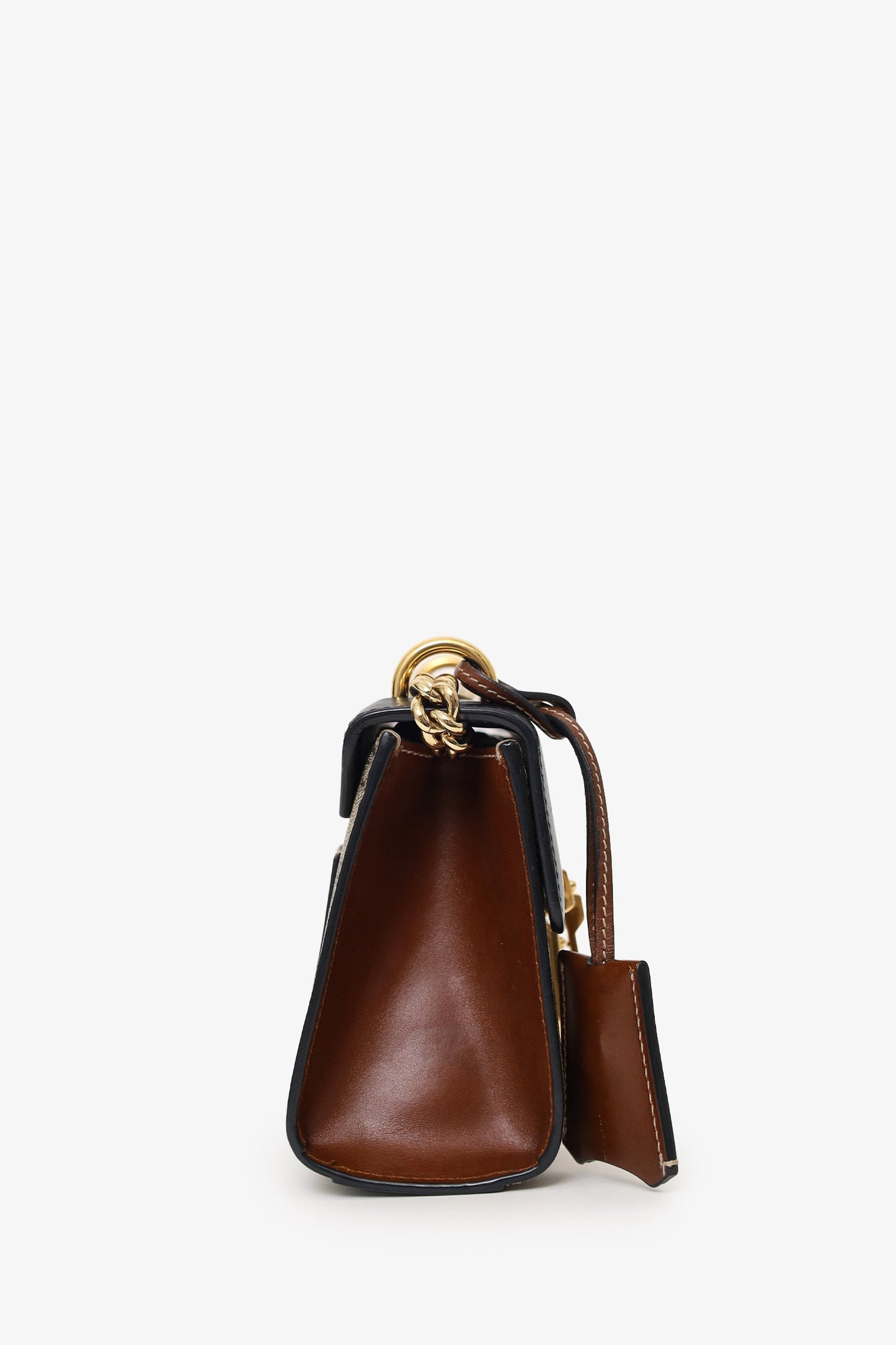 Gucci Black Guccissima Leather Small Padlock Bag