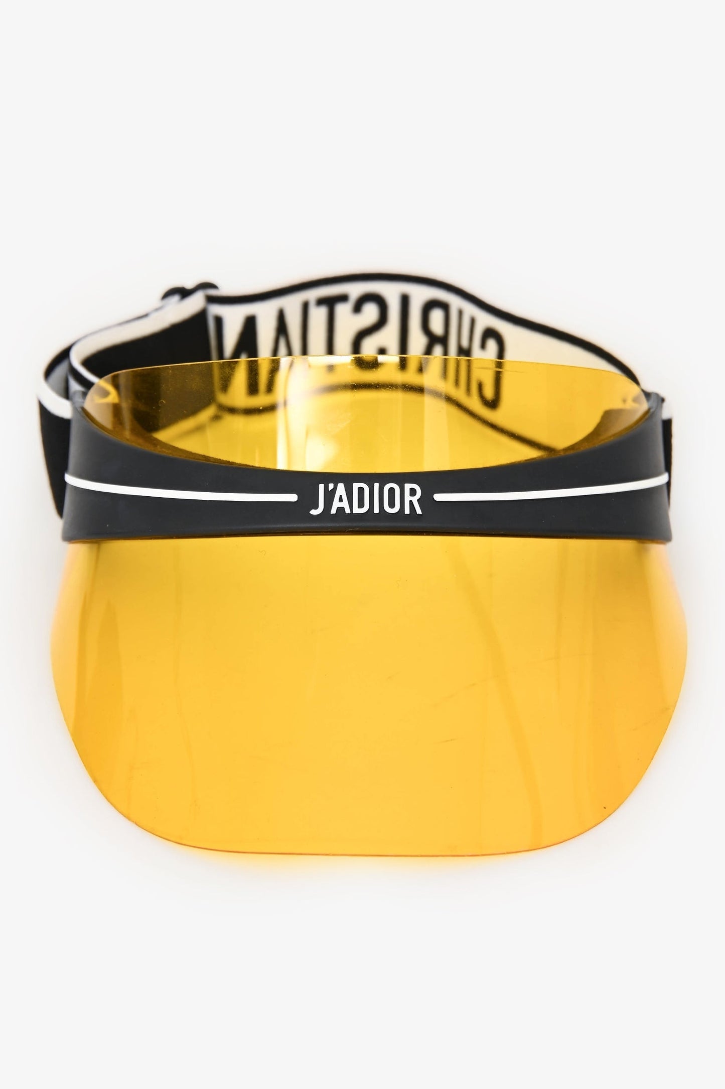 Dior Handbag Christian Club1 Visor Black Yellow