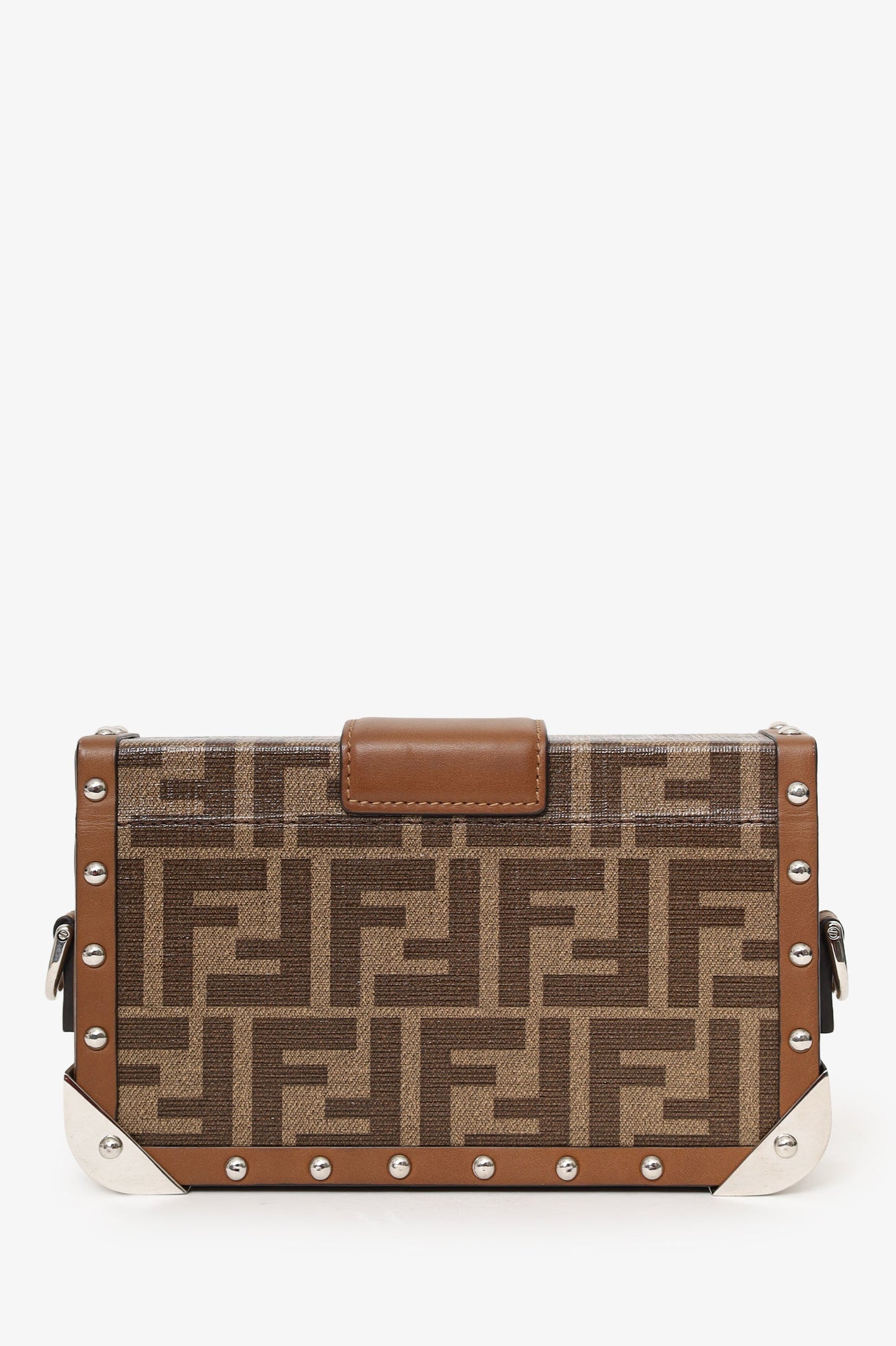 Fendi Ff Baguette Trunk Bag Brown Shoulder Bag
