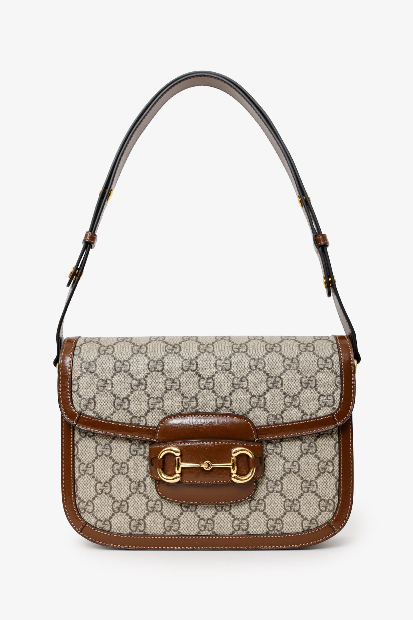 Gucci GG Supreme Horsebit 1955 Medium Shoulder Bag