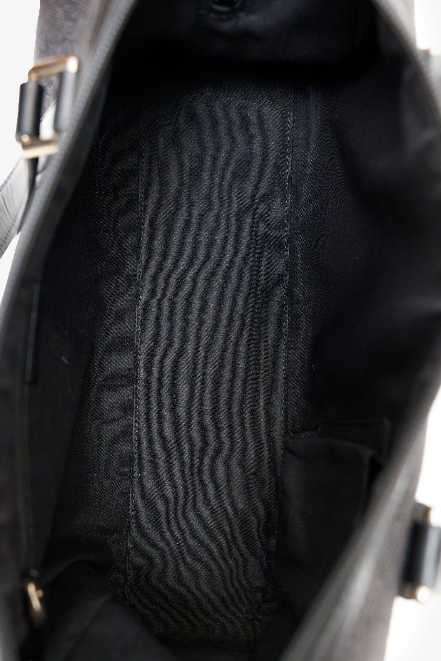 Gucci Black GG Canvas/Leather Boston Bag
