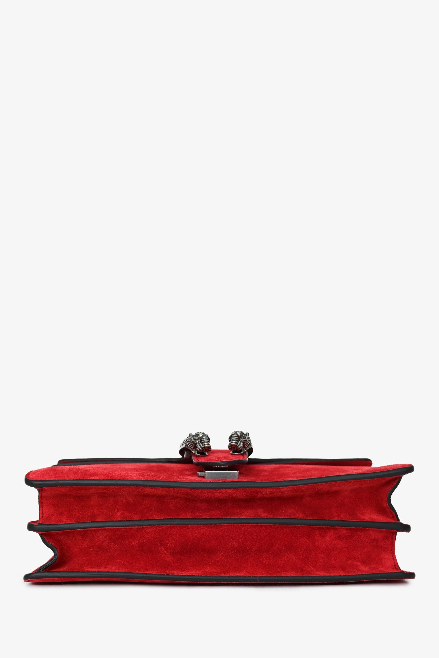 Gucci Red Suede 'Dionysus' Medium Shoulder Bag