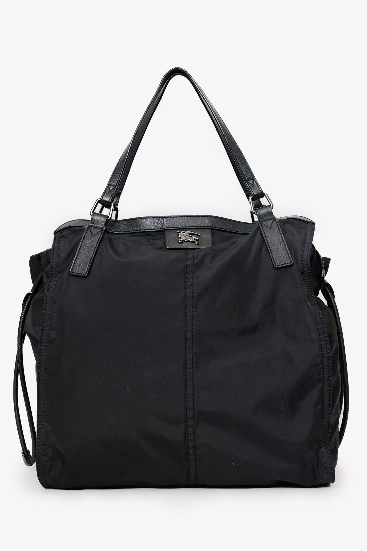 Burberry Tote Bag Nylon Black