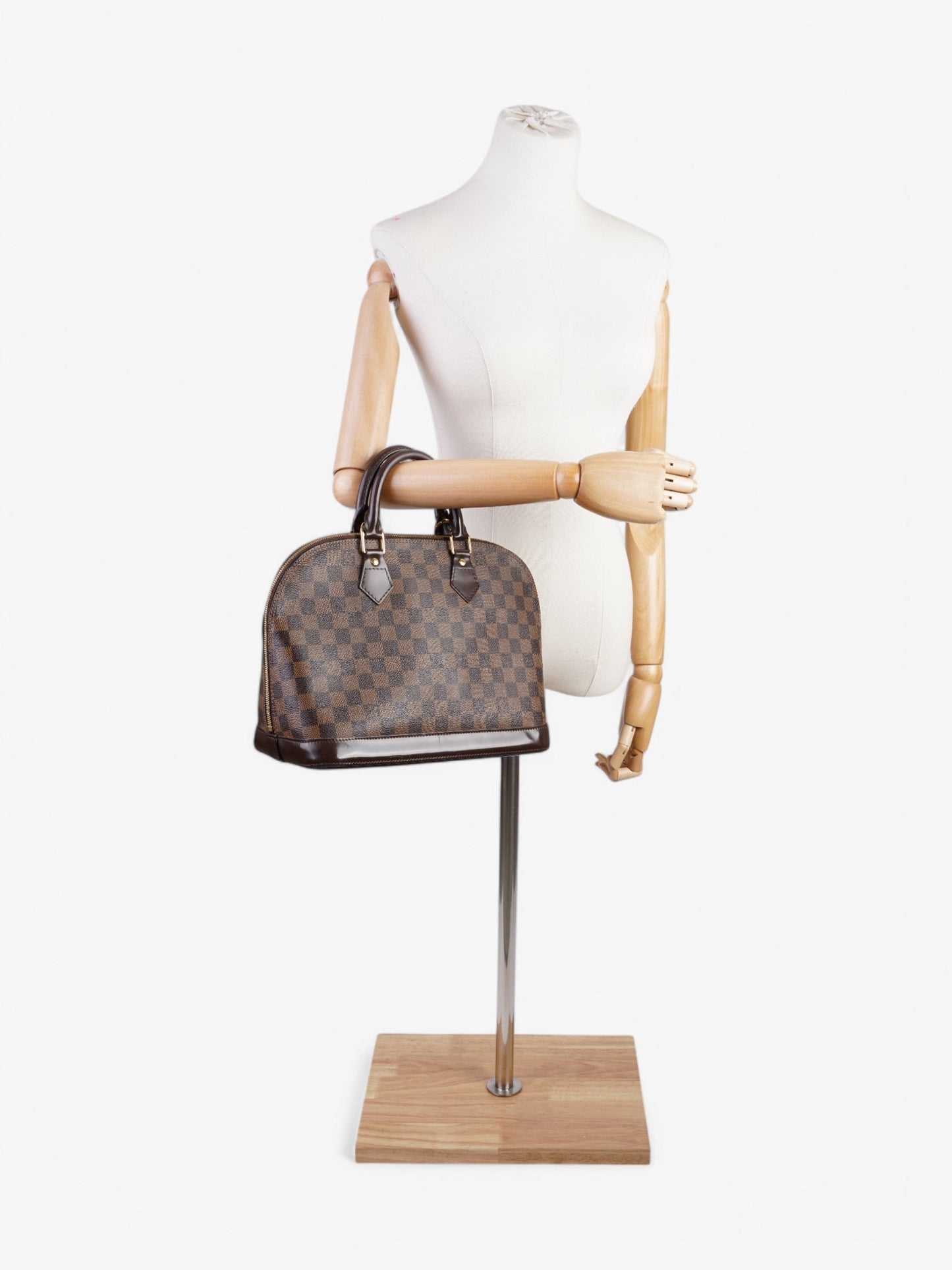 Louis Vuitton Alma Ebene Coated PM Damier Canvas Coated Canvas Apparel Pm 9