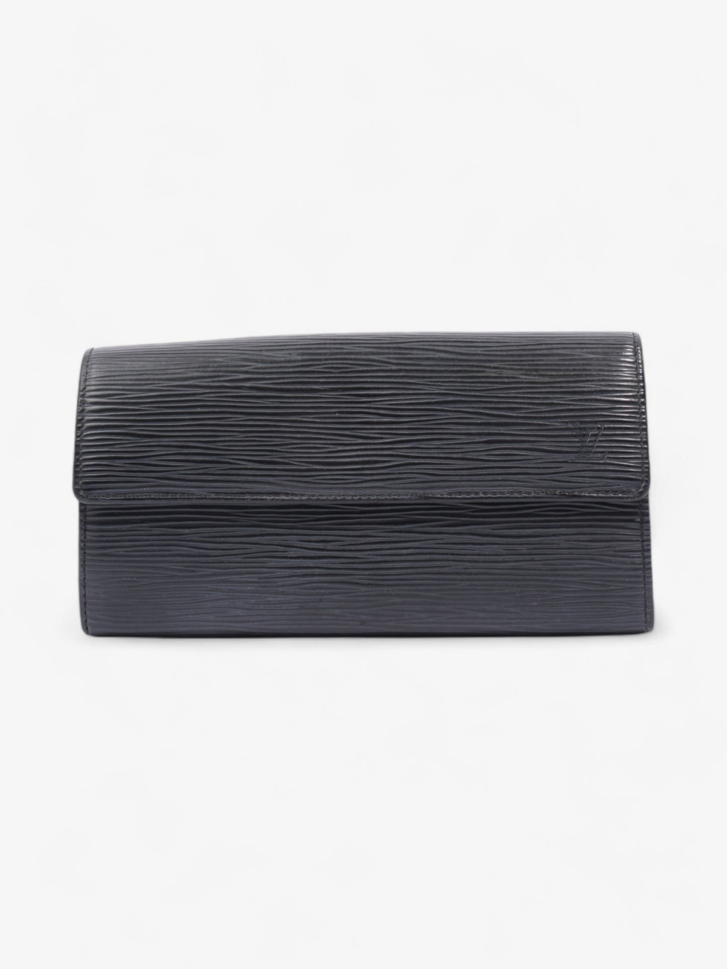 Louis Vuitton Porte Tresor International Black Leather Epi Wallet Case
