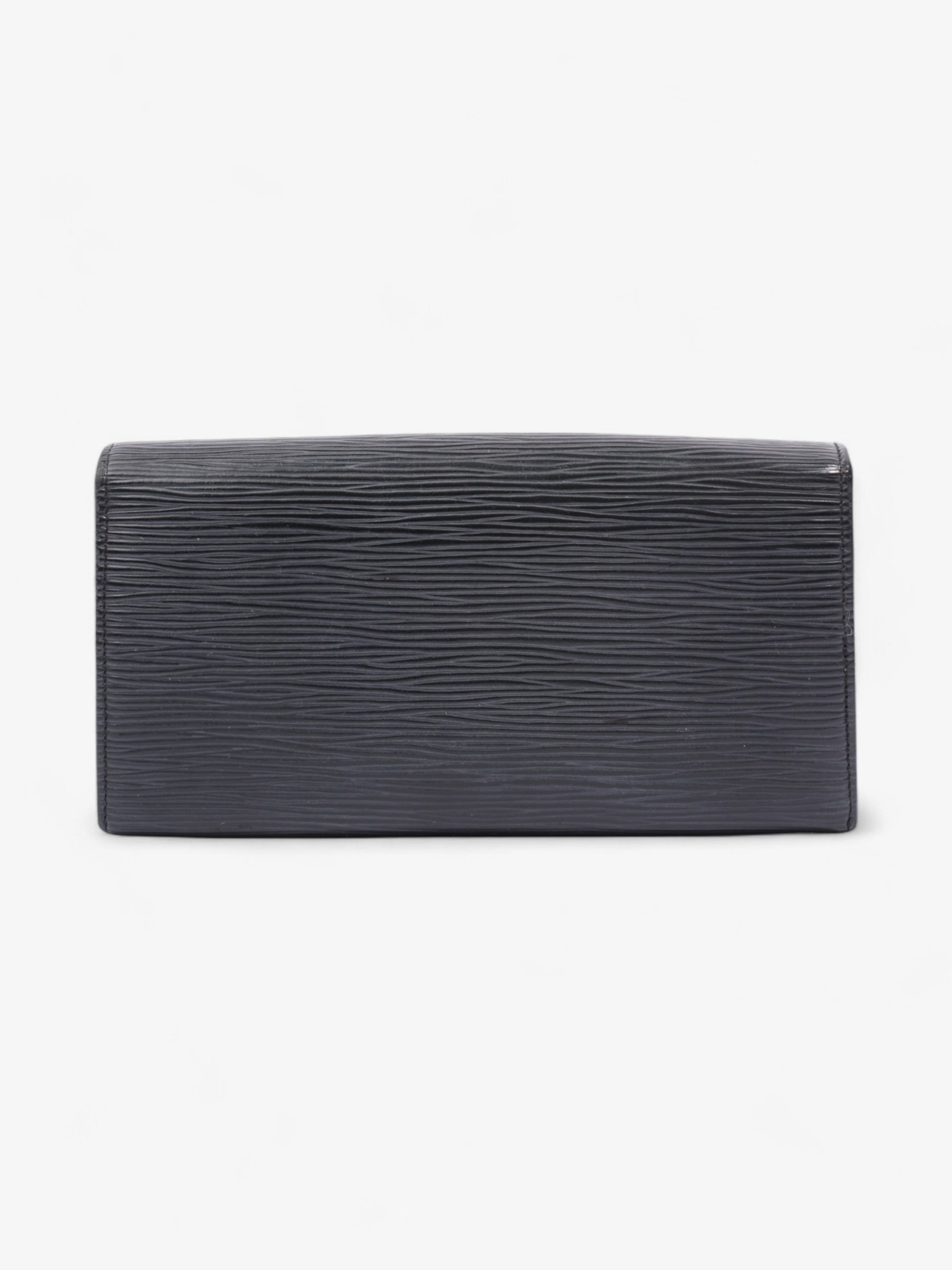 Louis Vuitton Porte Tresor International Black Leather Epi Wallet Case