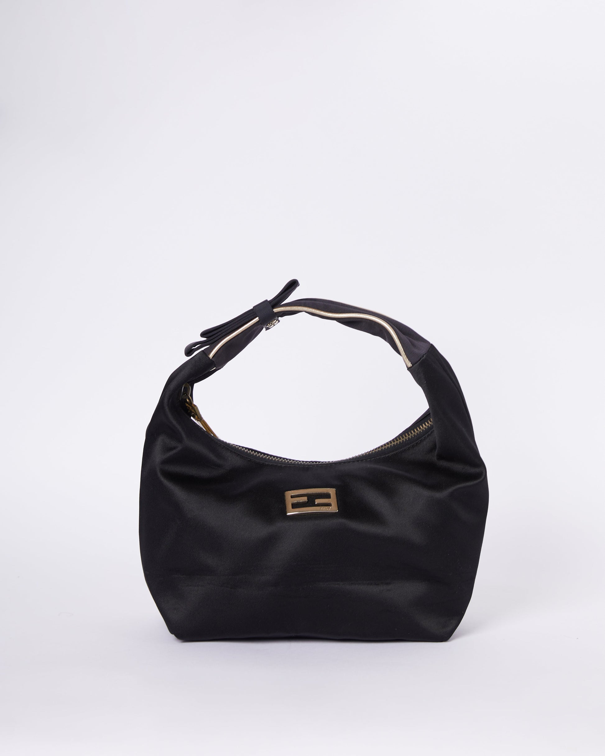 Fendi Handbag Hobo Bag Satin Mini