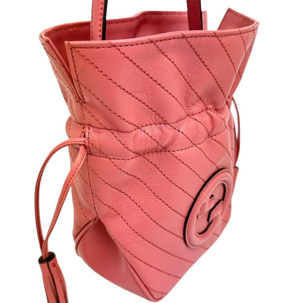 Gucci Blondie Bag Handbag Leather Mini Bucket Bag