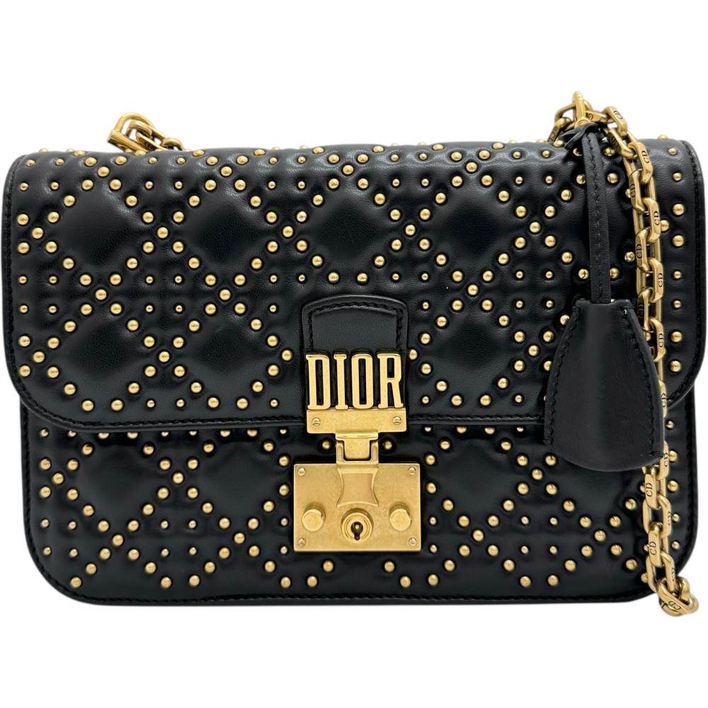 Dior Christian Addict Shoulder Bag Leather