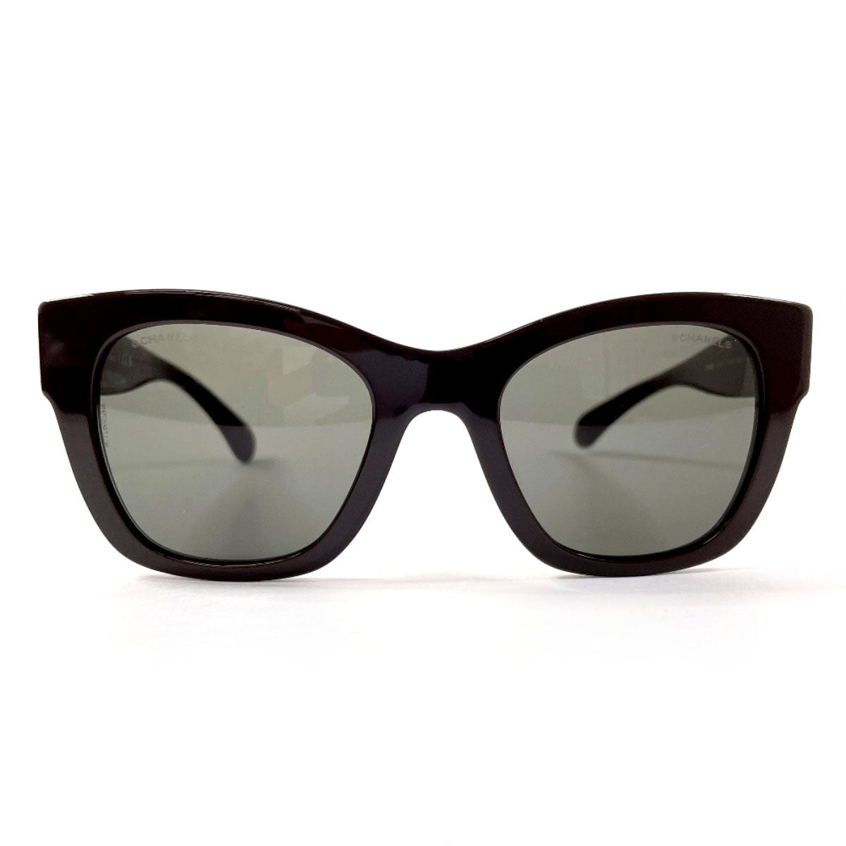 Chanel Heart Sunglasses -A Brown Bag
