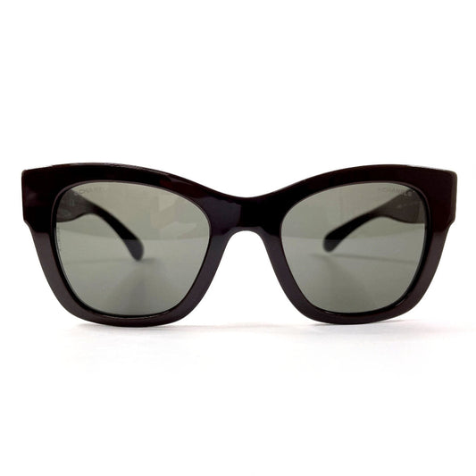 Chanel Heart Sunglasses -A Brown Bag