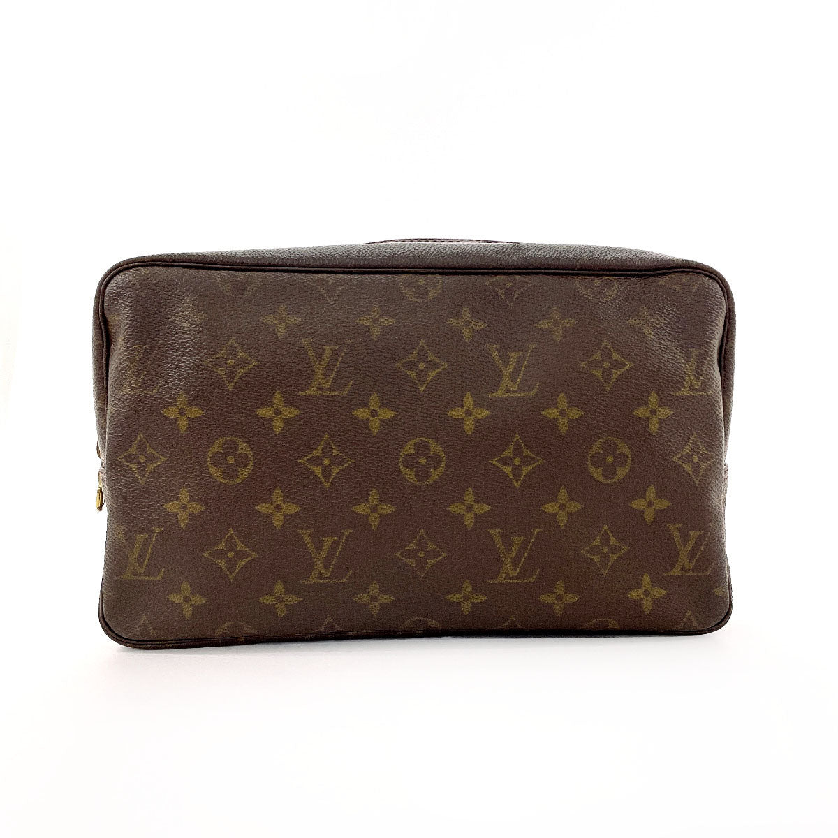 Louis Vuitton Pouch M47522 Truth 28 Monogram Canvas Brown Wallet Case