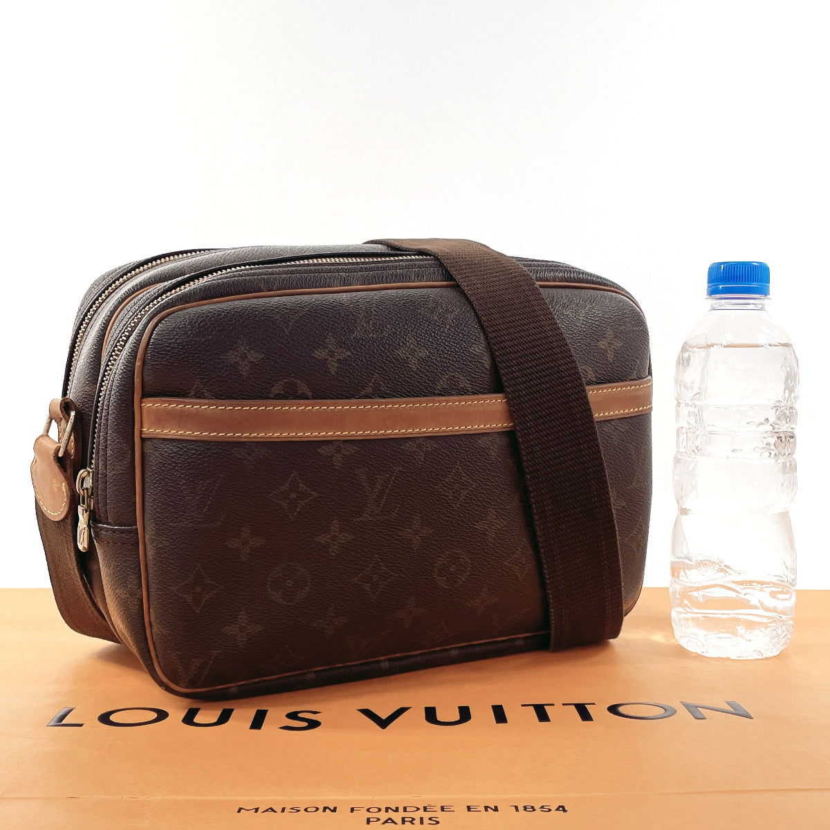 Louis Vuitton M45254 Reporter PM Monogram Canvas Brown Shoulder Bag N5038070