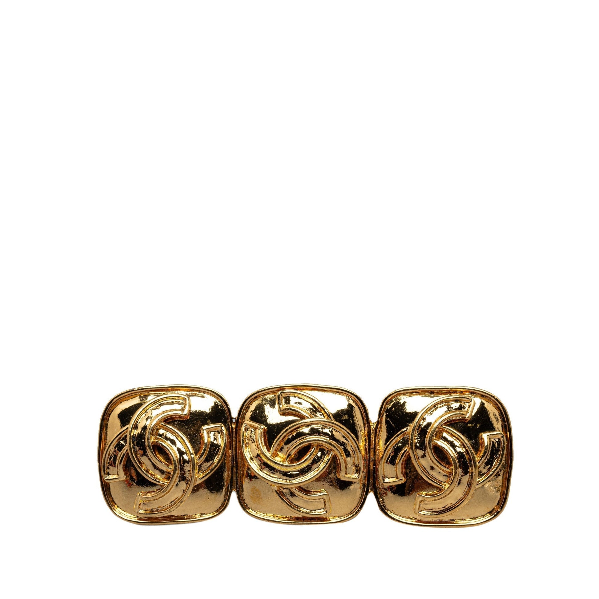 CHANEL Triple CC Brooch Costume Brooch