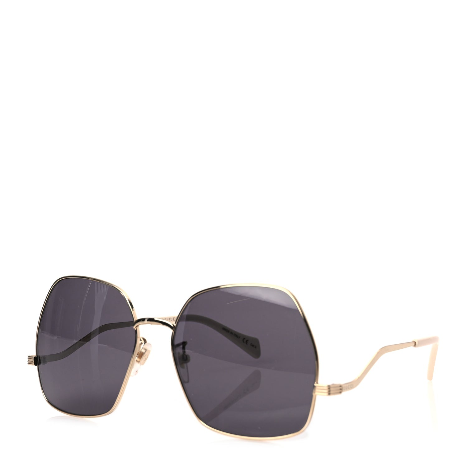 Gucci Metal Frame Sunglasses GG0972S Gold