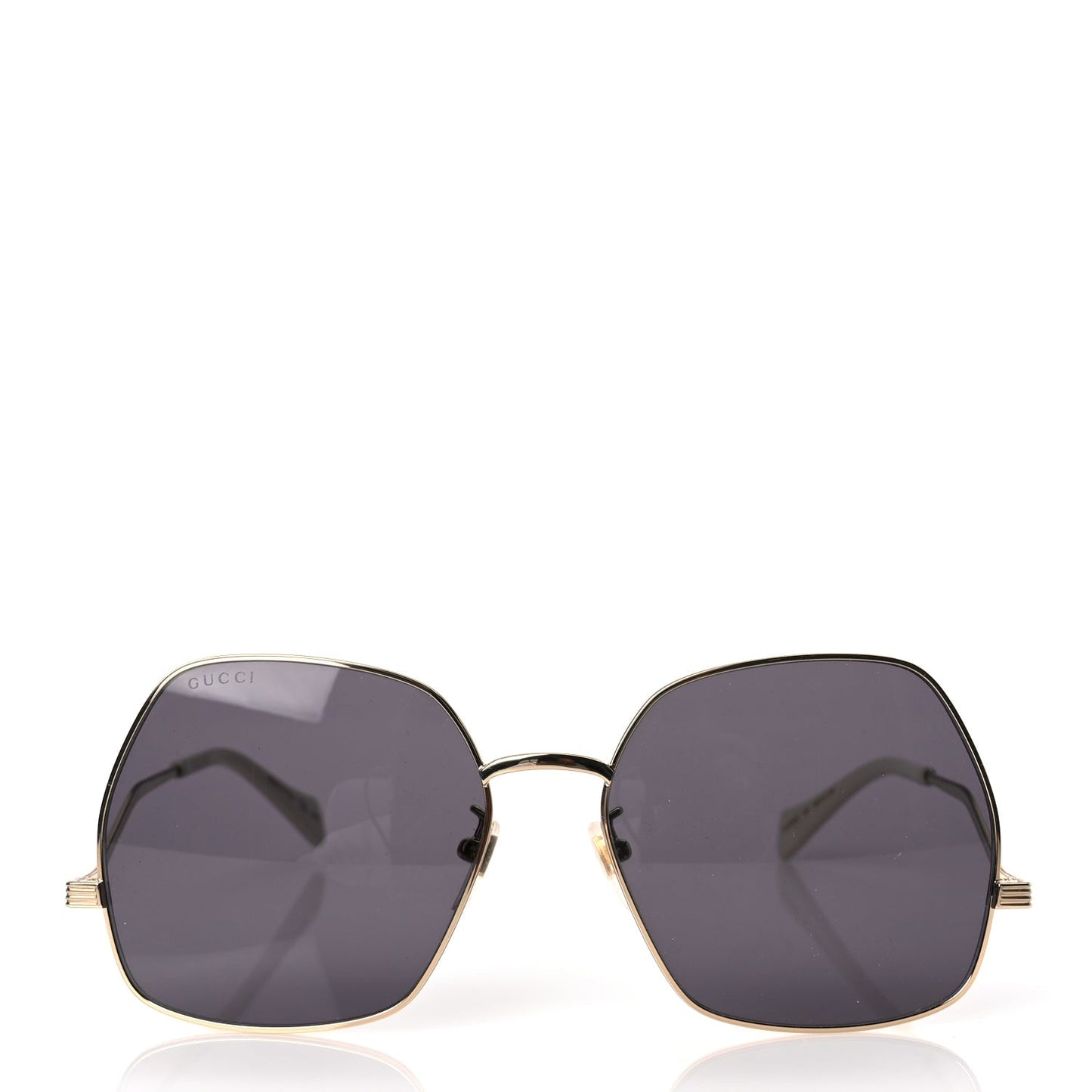 Gucci Metal Frame Sunglasses GG0972S Gold