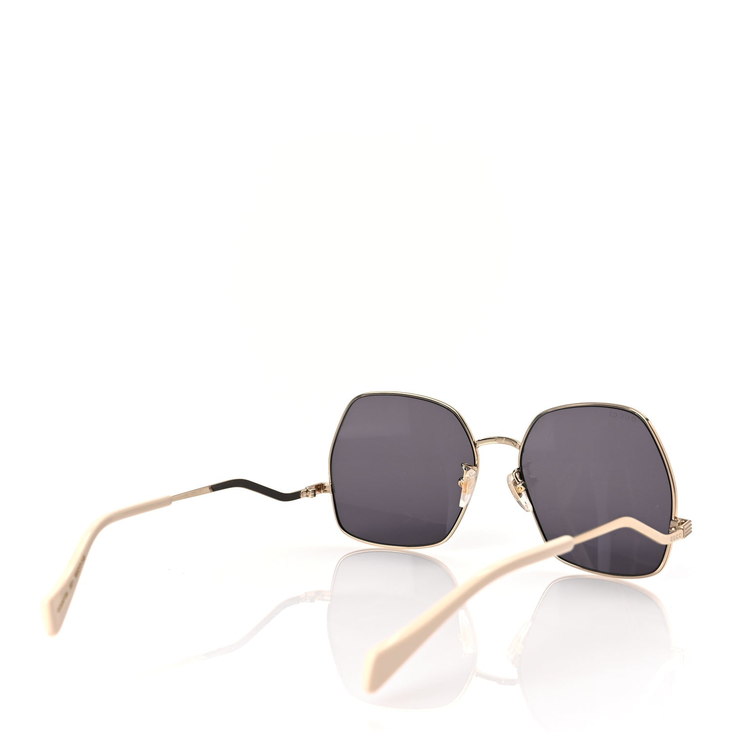 Gucci Metal Frame Sunglasses GG0972S Gold