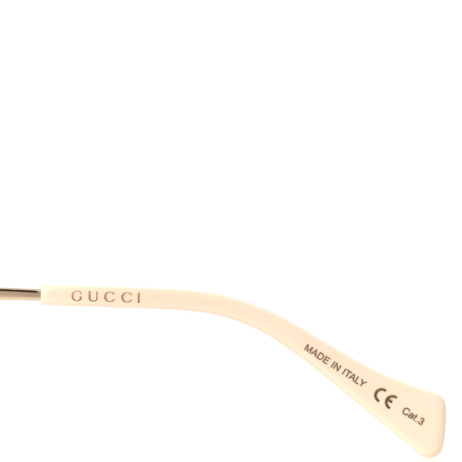 Gucci Metal Frame Sunglasses GG0972S Gold